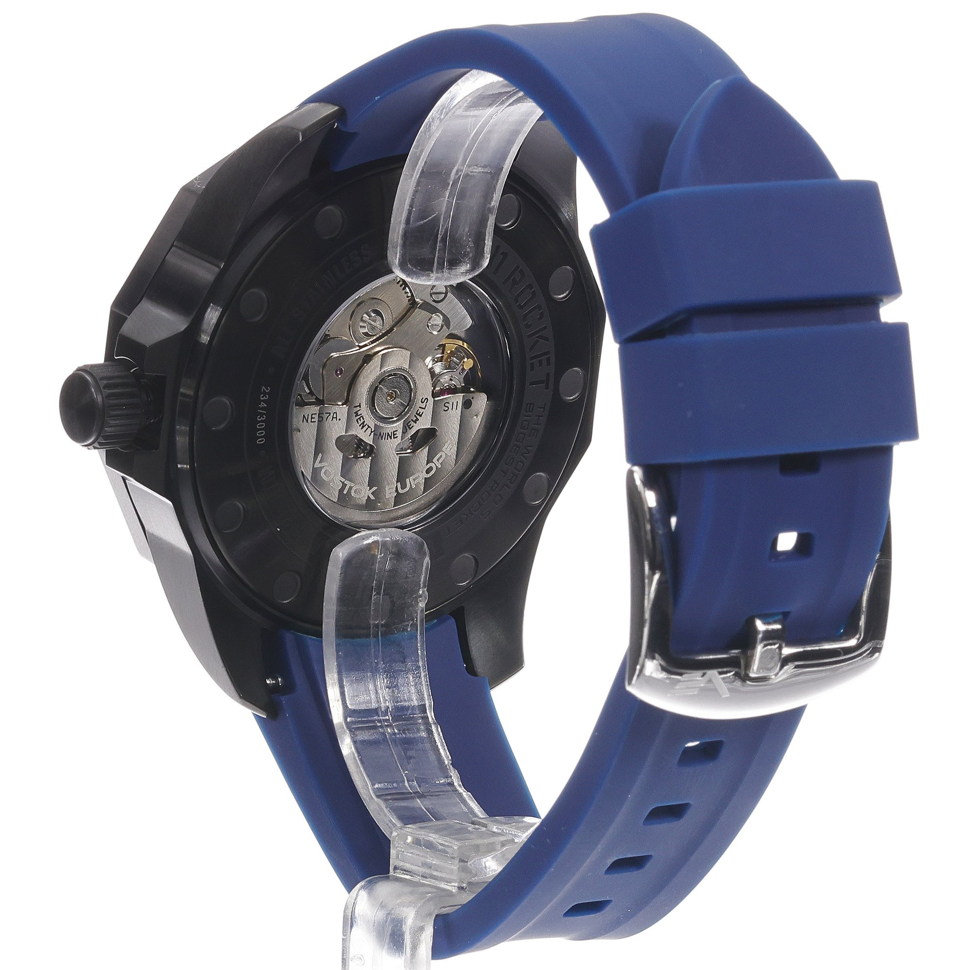 Vostok Europe NE57-225C564SB męski zegarek N1 Rocket pasek - miniatura 4