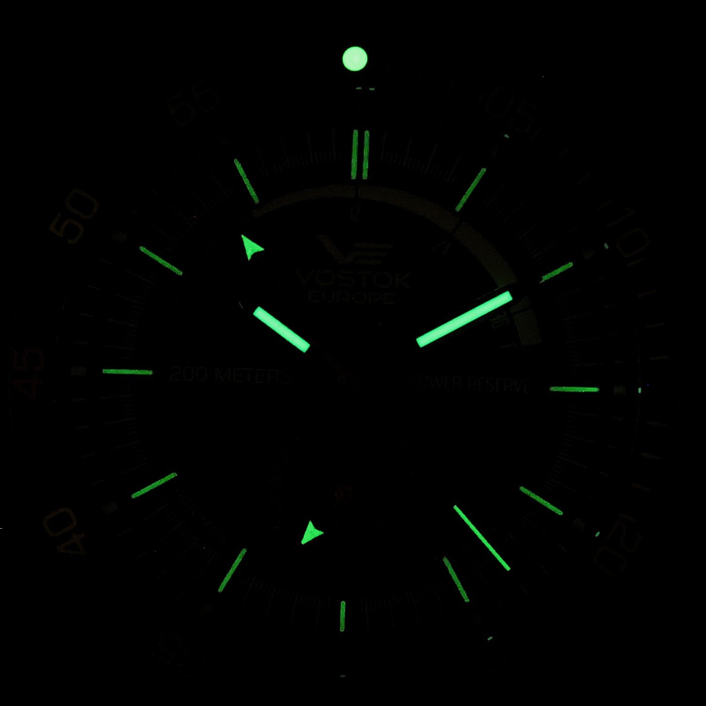 Vostok Europe NE57-225C564SB zegarek czarny klasyczny N1 Rocket pasek - miniatura 5
