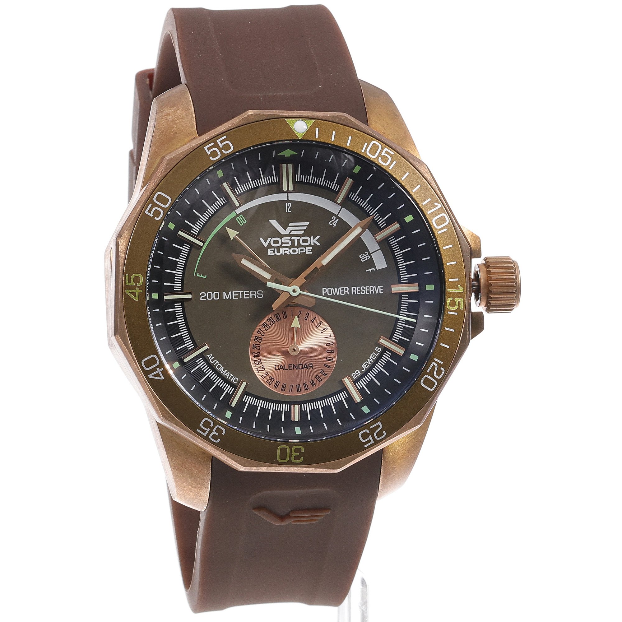 Vostok Europe NE57-225O565S męski zegarek N1 Rocket pasek - miniatura 3