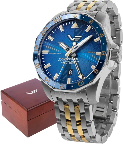 Vostok Europe NH34-224A793B N1 Rocket Rocket N-1 Automatic GMT Radio Room Special Edition Silentium Pro Vita - zdjęcie 1