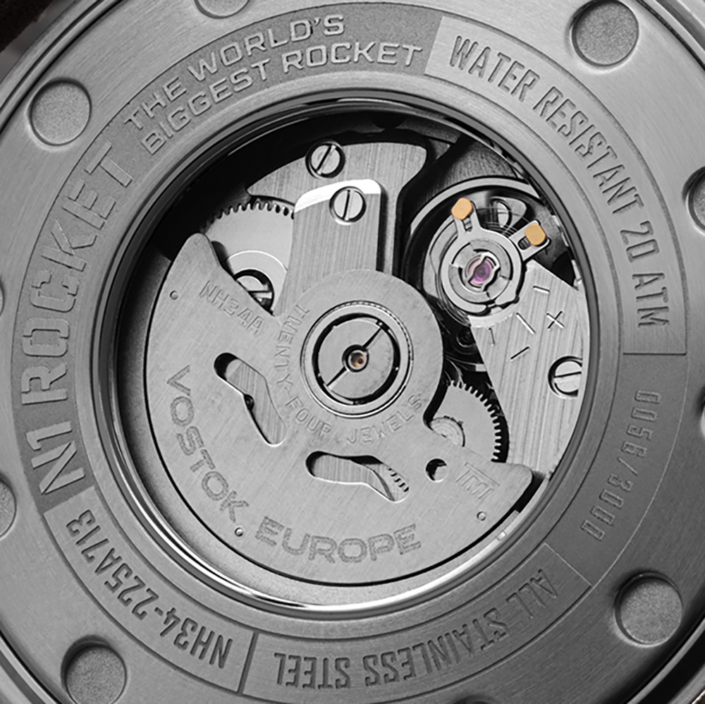Vostok Europe NH34-225A713SK męski zegarek N1 Rocket pasek