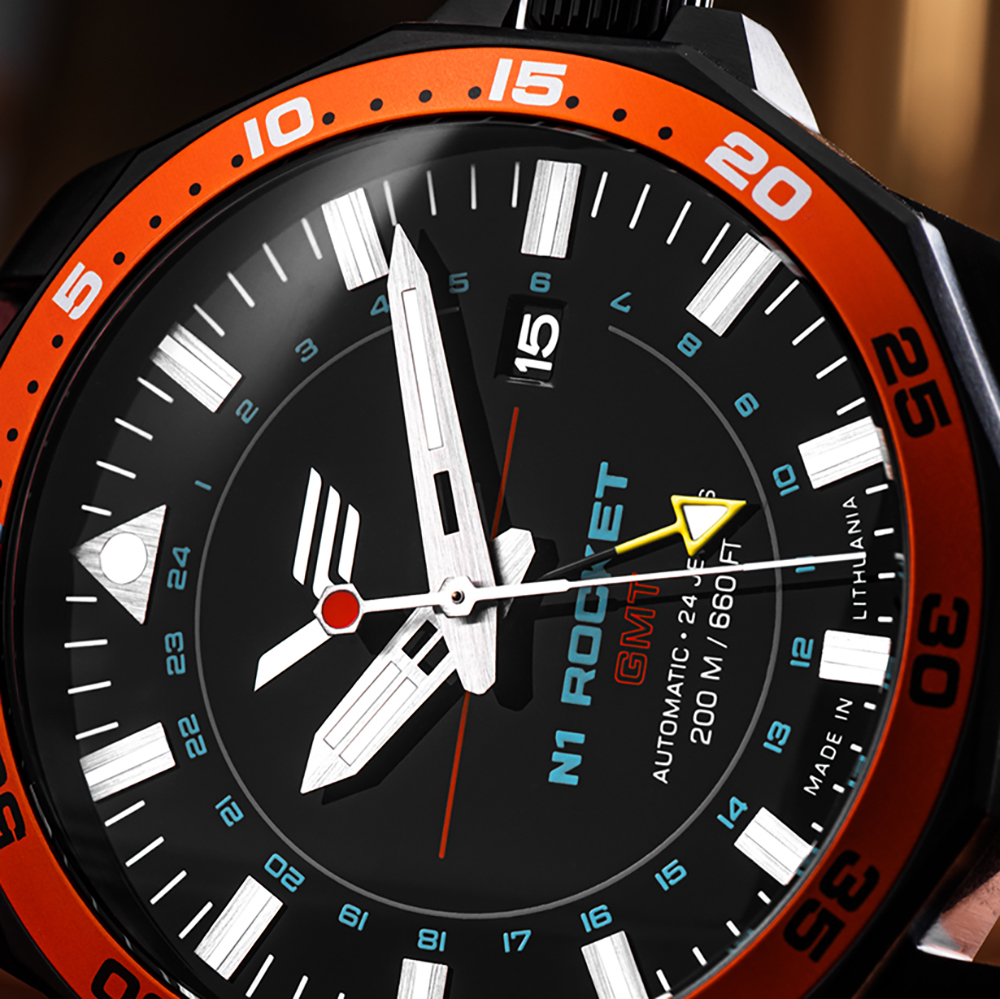 Vostok Europe NH34-225C714SR zegarek męski N1 Rocket