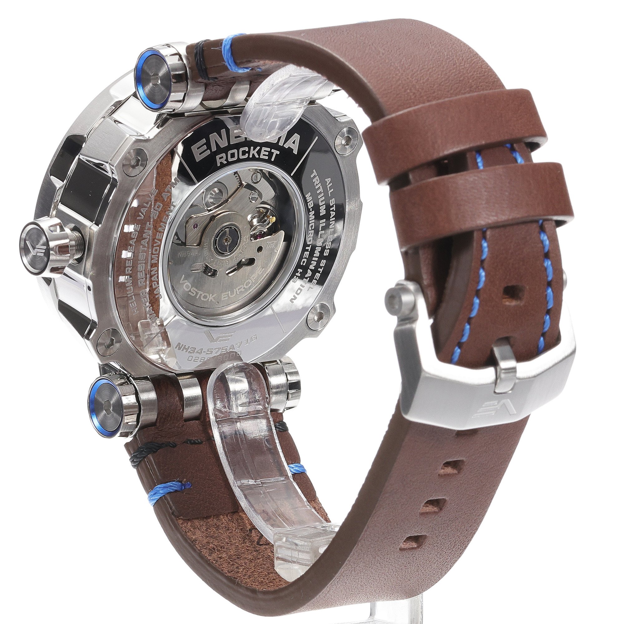 Vostok Europe NH34-575A716 Energia Rocket Energia Rocket Automatic GMT zegarek męski sportowy mineralne utwardzane