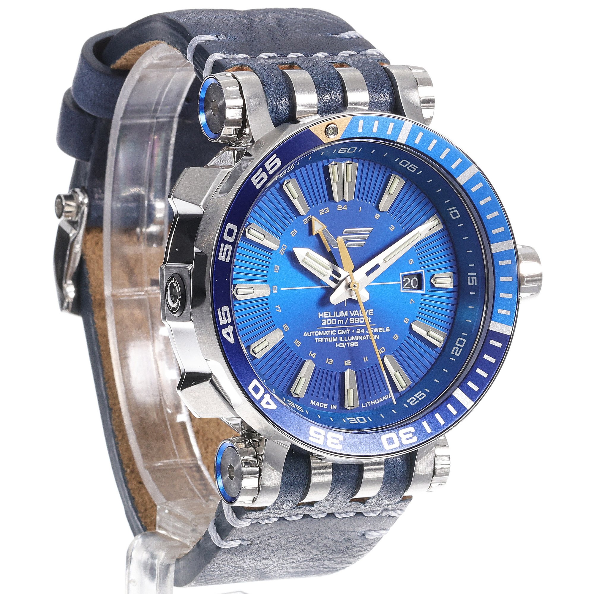Vostok Europe NH34-575A716LBL męski zegarek Energia Rocket pasek