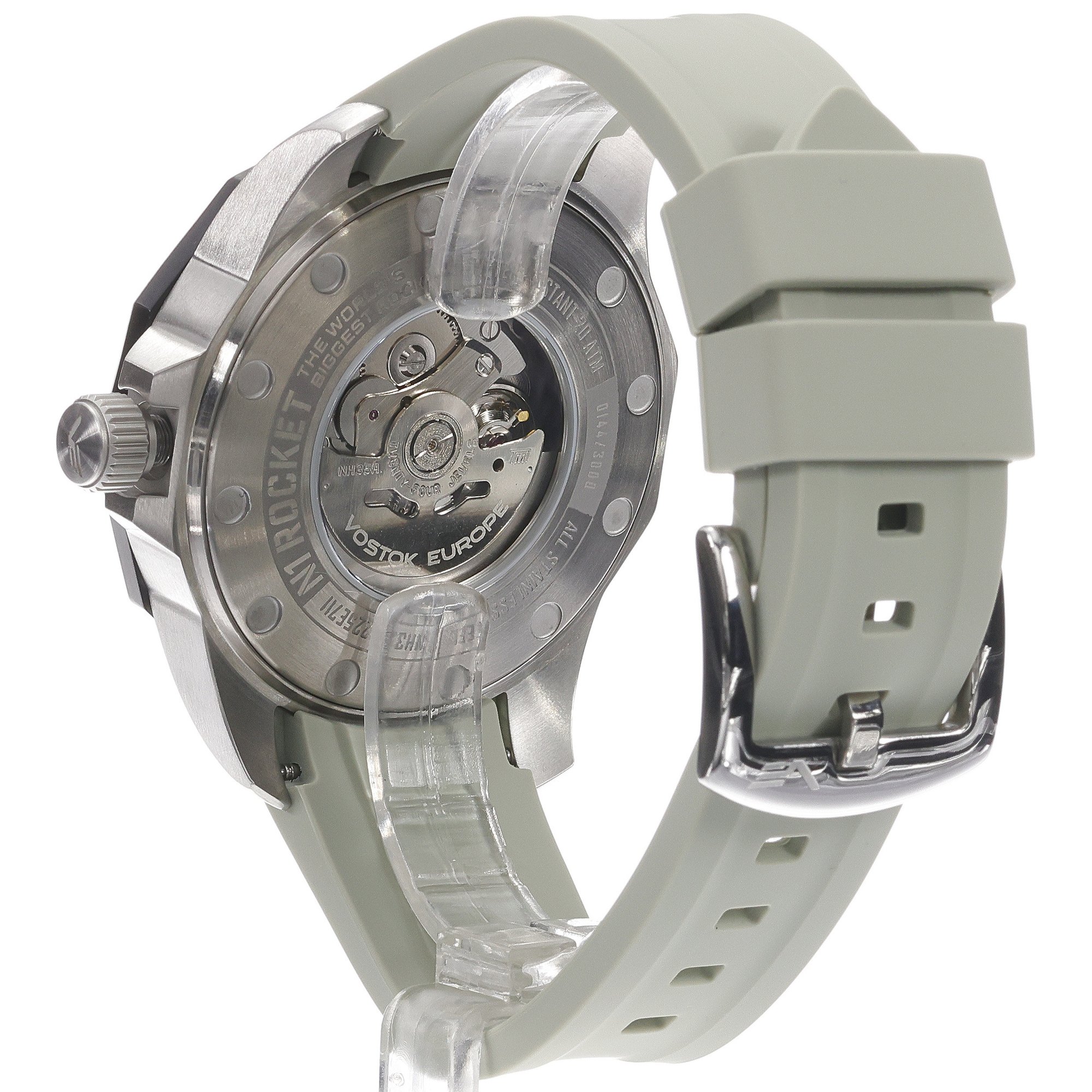Vostok Europe NH35A-225E711SK męski zegarek N1 Rocket pasek