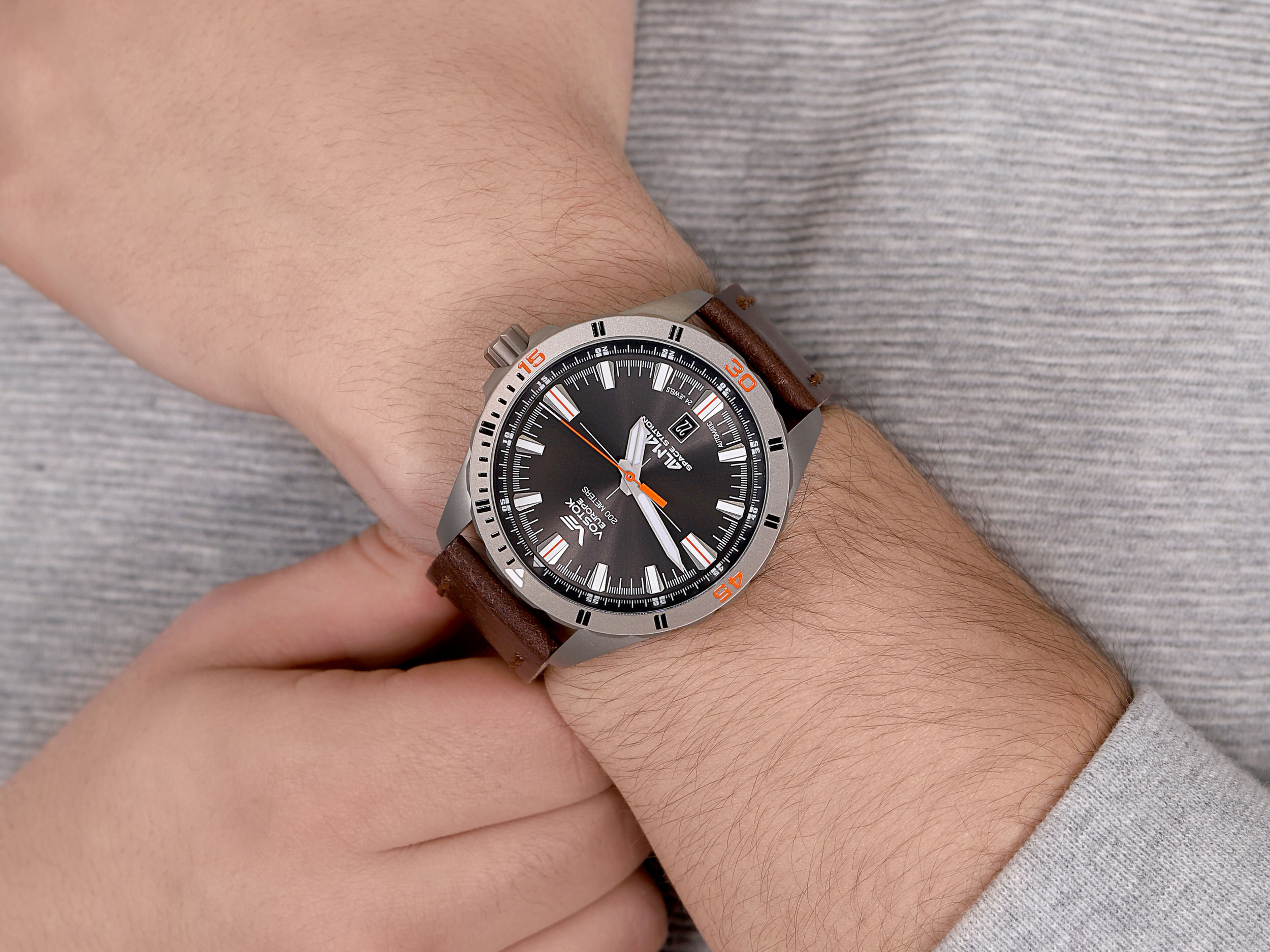 Vostok Europe NH35A-320H263 męski zegarek Almaz pasek