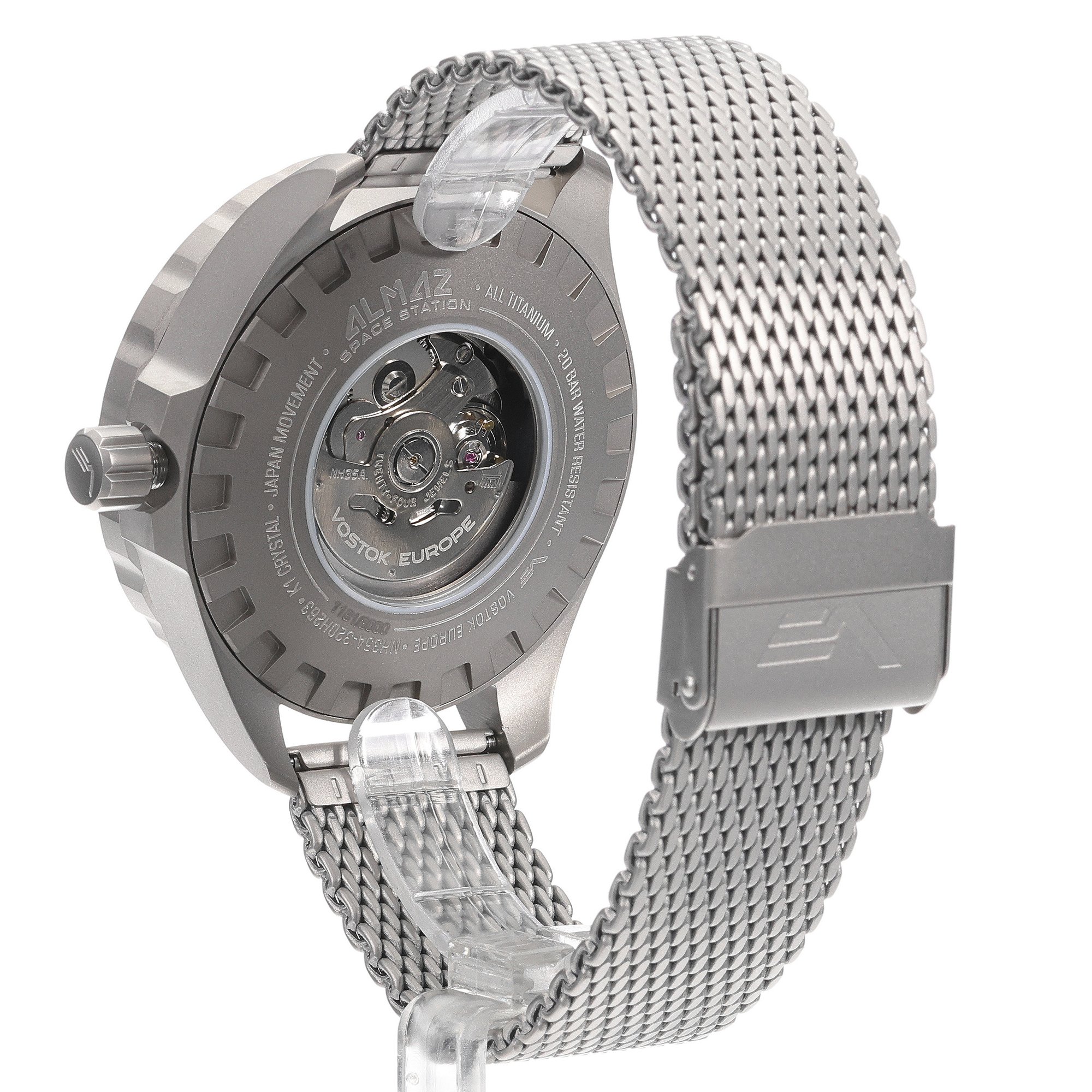 Vostok Europe NH35A-320H263B Almaz Titanium Automatic zegarek klasyczny Almaz - miniatura 4