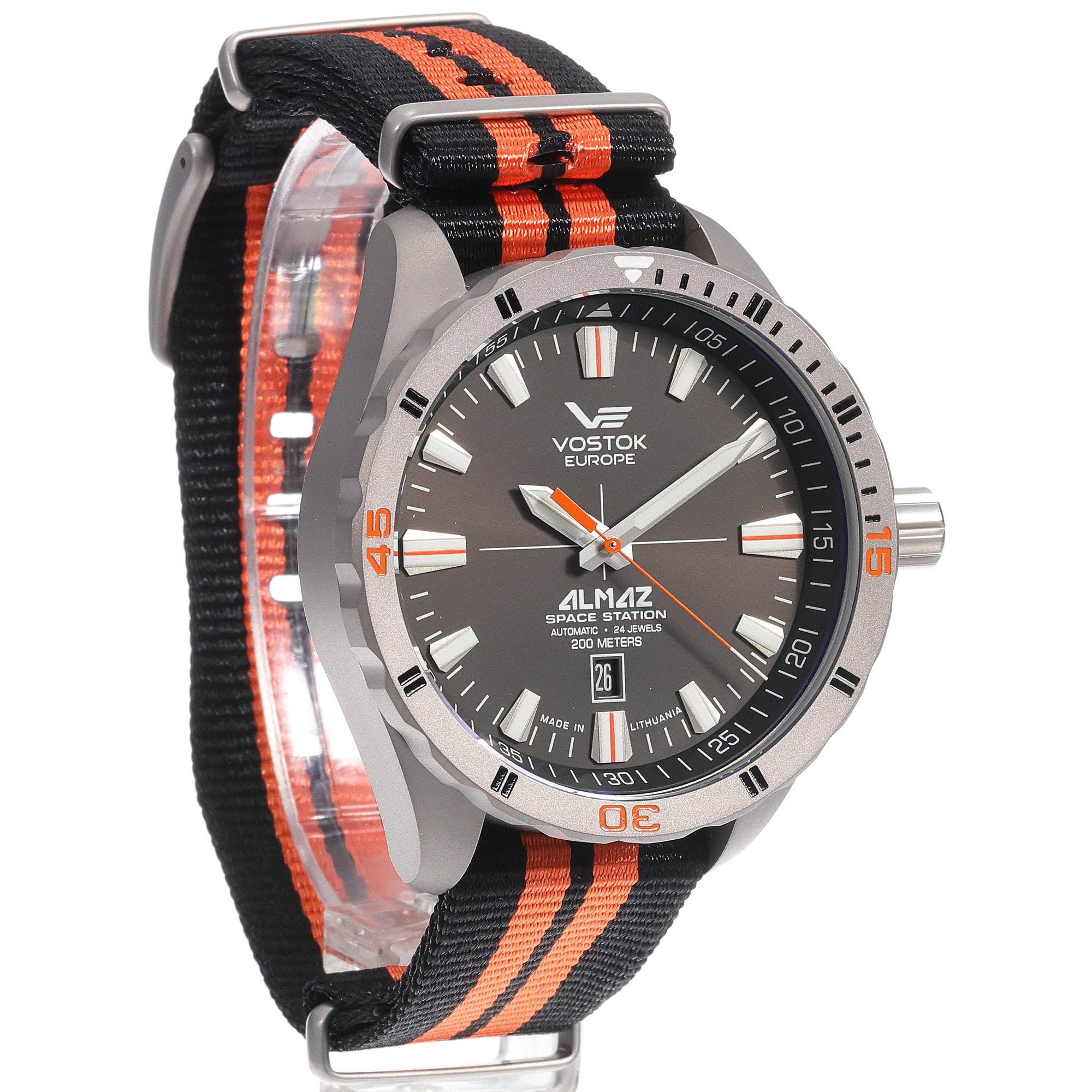 Vostok Europe NH35A-320H263N męski zegarek Almaz pasek - miniatura 3