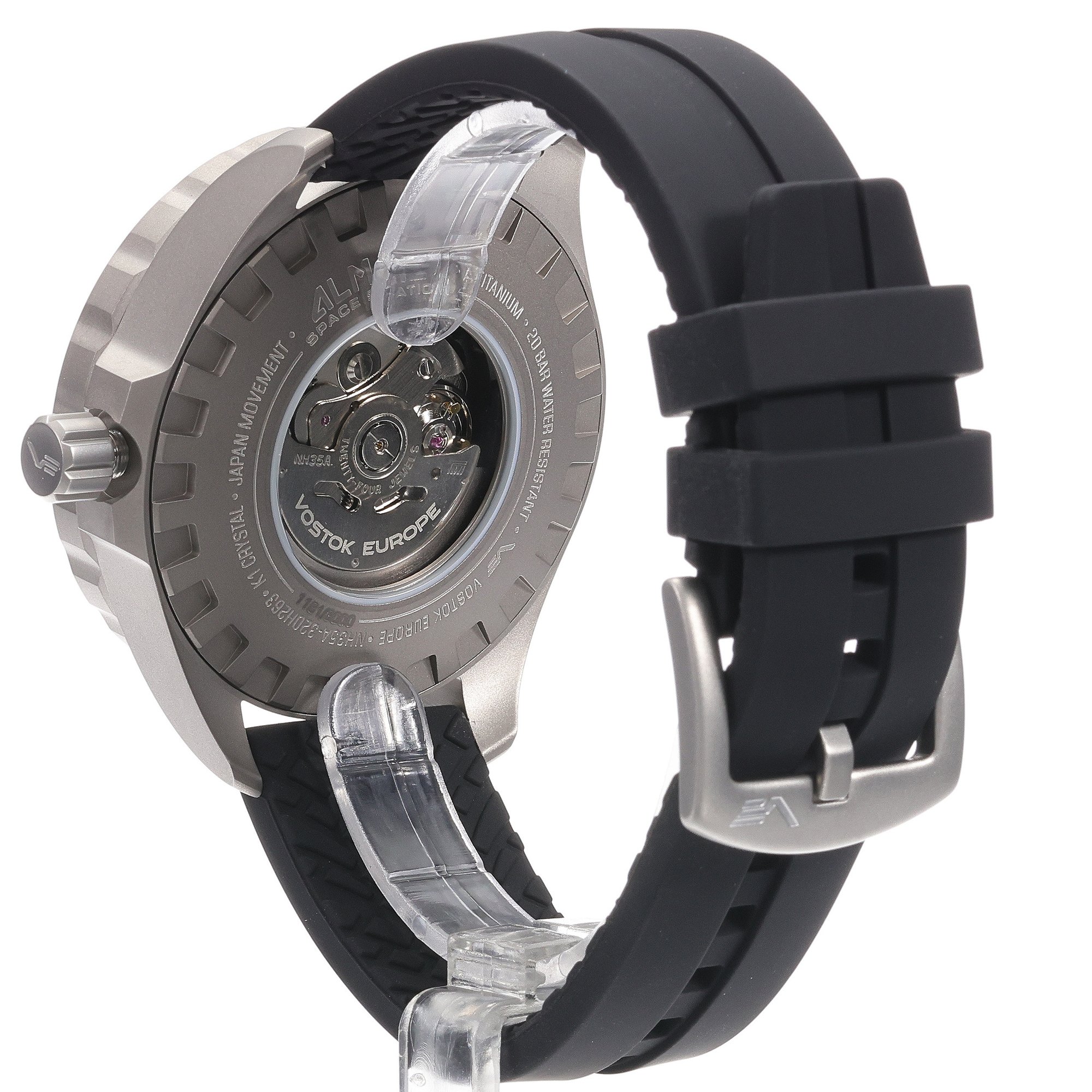 Vostok Europe NH35A-320H263S Almaz Titanium Automatic zegarek klasyczny Almaz - miniatura 4