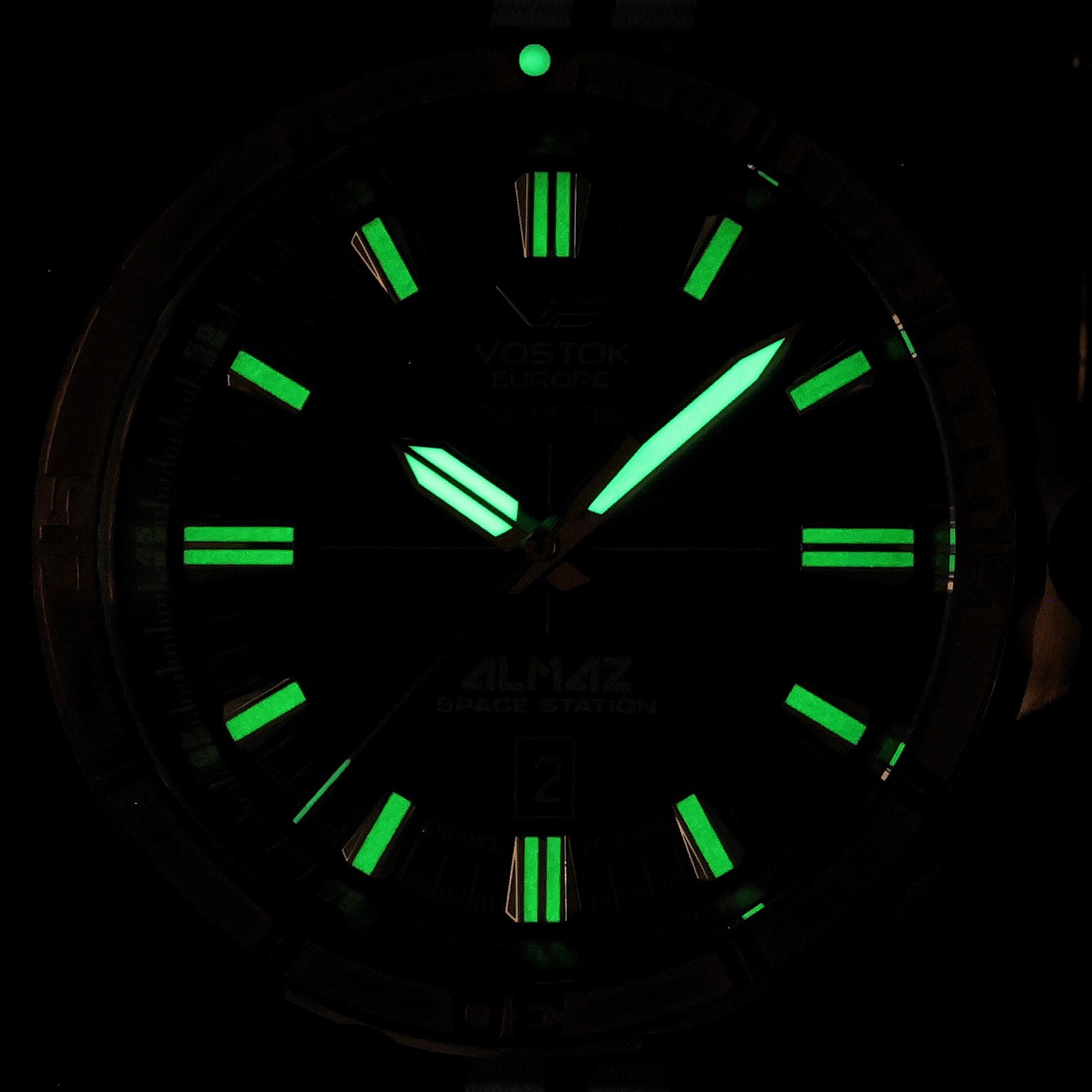 Vostok Europe NH35A-320O516N zegarek różowe złoto klasyczny Almaz pasek - miniatura 5