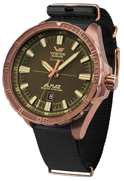 Vostok Europe NH35A-320O516NB Almaz Almaz Automatic Bronze - zdjęcie 1