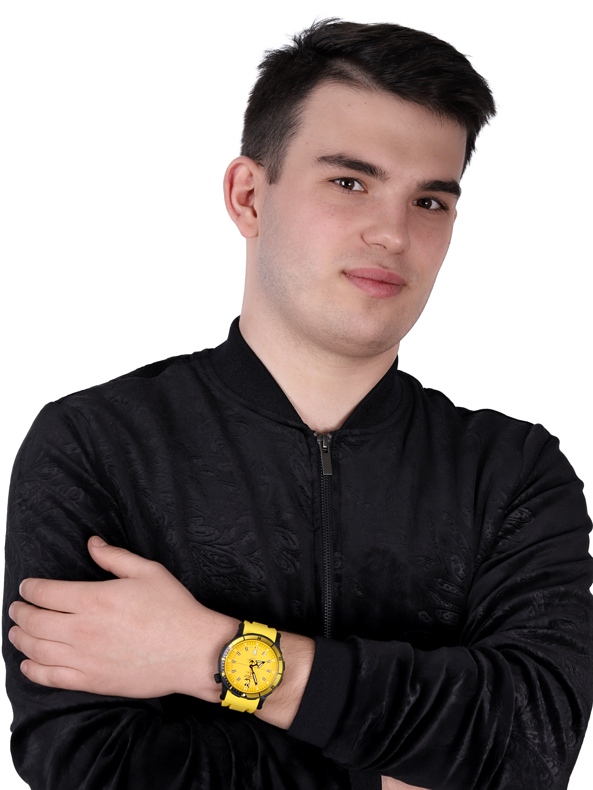 Vostok Europe NH35A-5104144 zegarek czarny sportowy Anchar pasek - miniatura 2