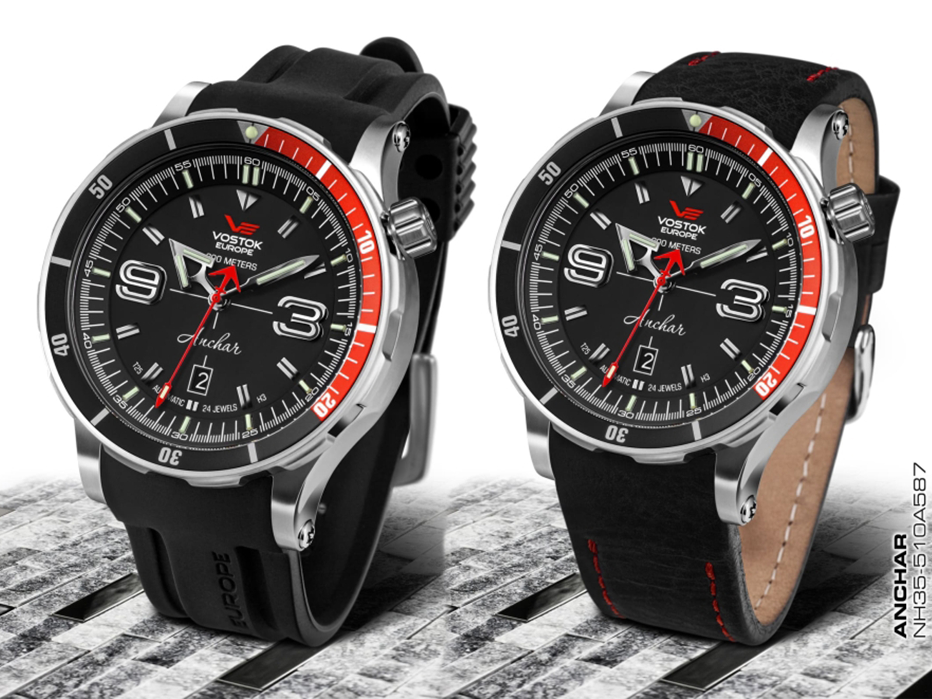 Vostok Europe NH35A-510A587S zegarek męski Anchar - miniatura 2