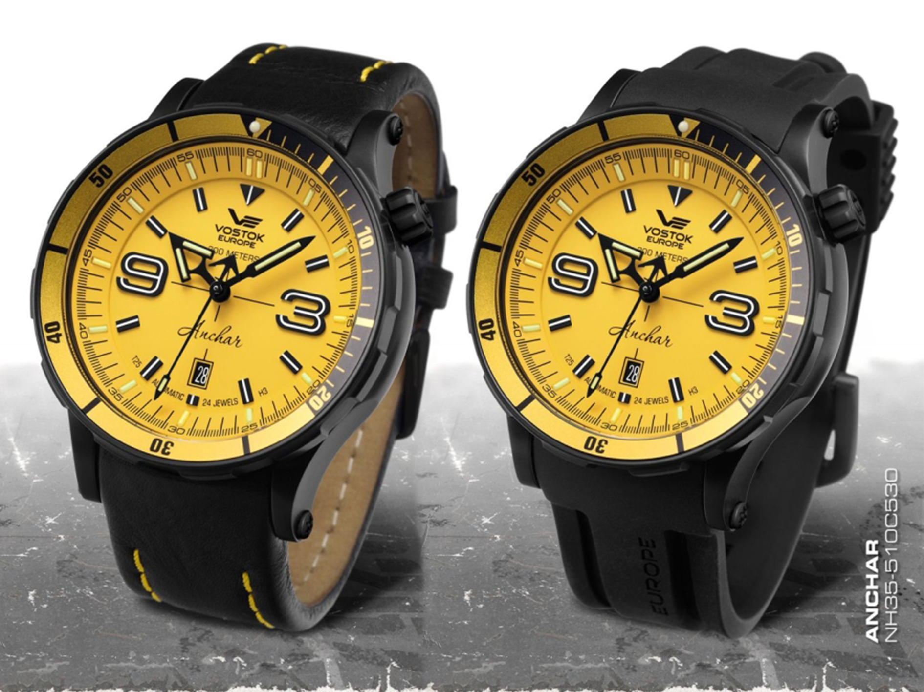 Vostok Europe NH35A-510C530 Anchar Anchar Automatic zegarek męski luksusowy mineralne - miniatura 2