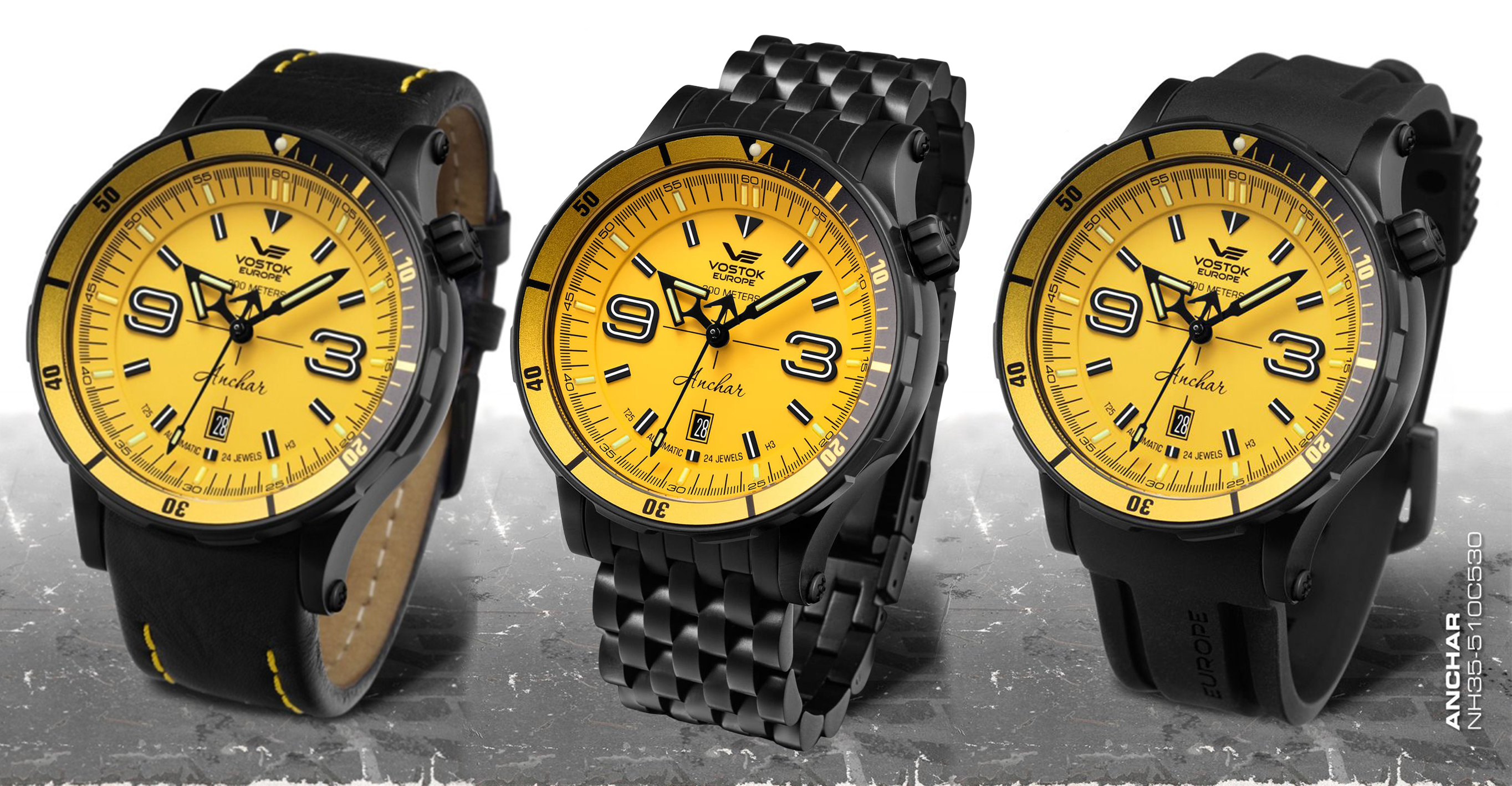 Vostok Europe NH35A-510C530B zegarek męski Anchar - miniatura 2