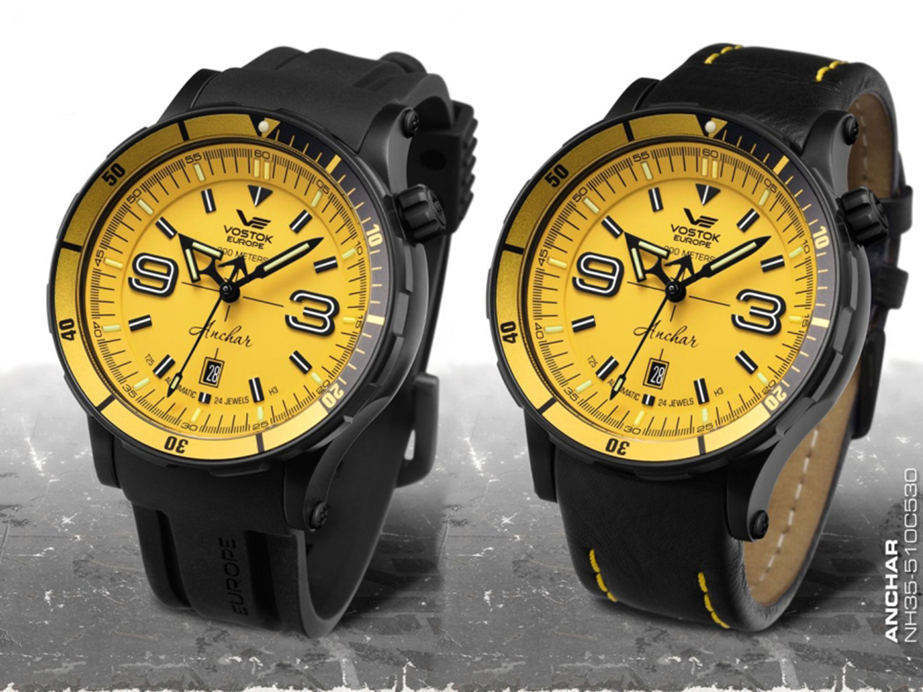 Vostok Europe NH35A-510C530S zegarek męski Anchar - miniatura 2