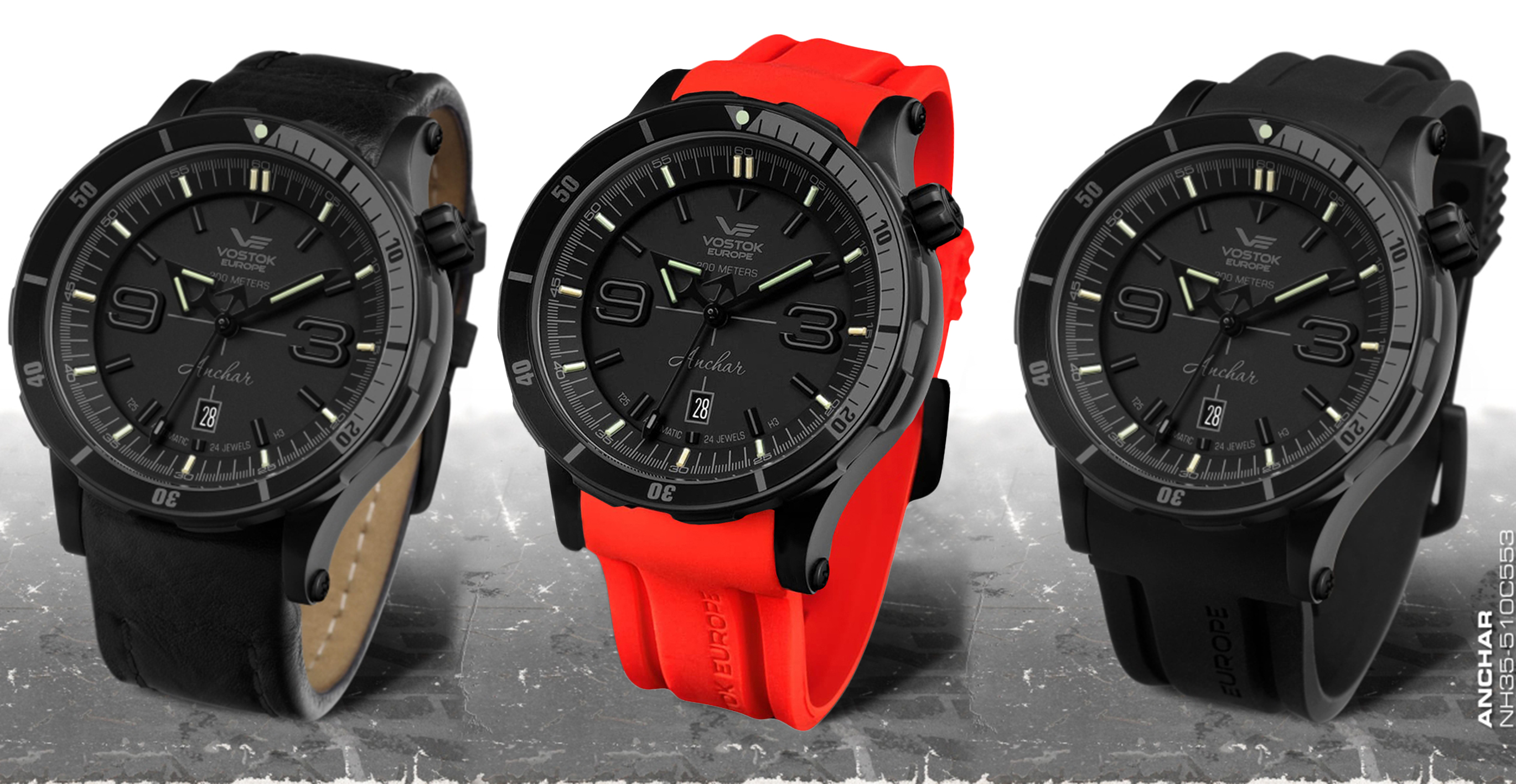 Vostok Europe NH35A-510C553SR zegarek męski Anchar - miniatura 2