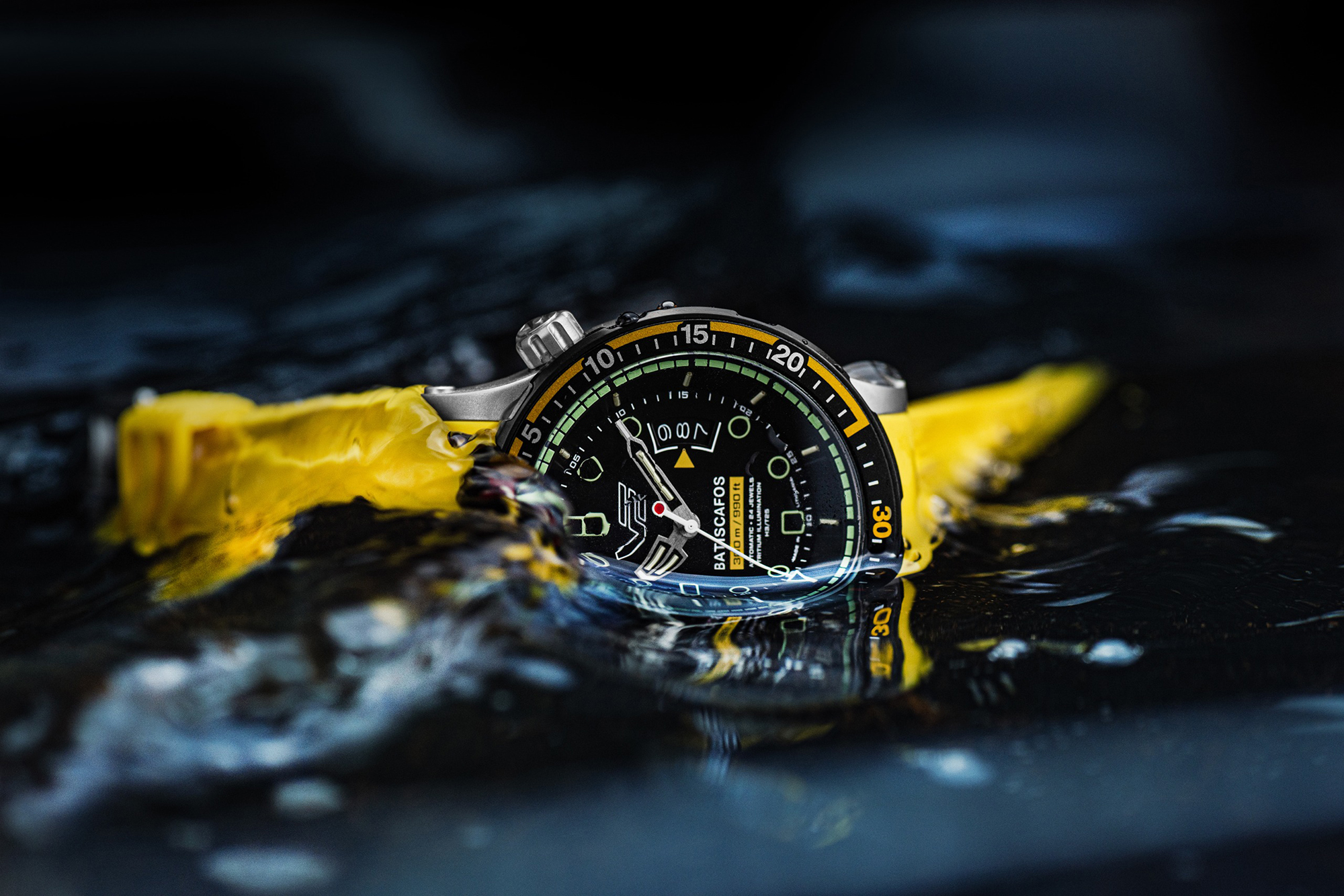 Vostok Europe NH35A-511E767 męski zegarek Batiscafos pasek