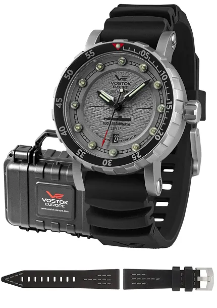 Vostok Europe NH35A-571A606S SSN 571 SSN 571 Nuclear Submarine Automatic - zdjęcie 1
