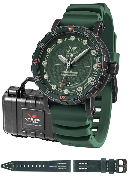 Vostok Europe NH35A-571F608S SSN 571 SSN 571 Nuclear Submarine Automatic - zdjęcie 1