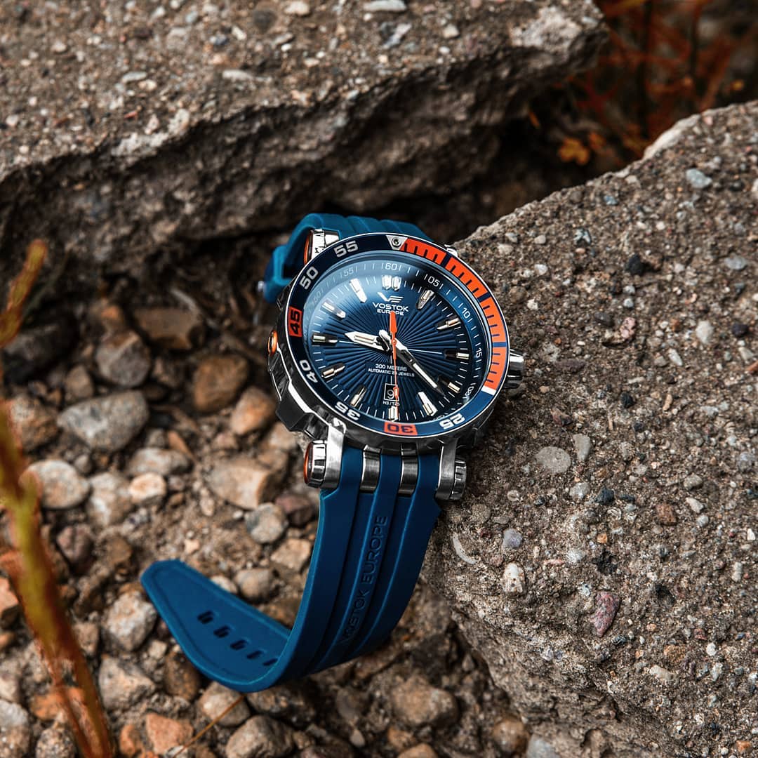 Vostok Europe NH35A-575A279S Energia Rocket Energia Rocket Automatic Multifunctional zegarek męski sportowy mineralne utwardzane - miniatura 7