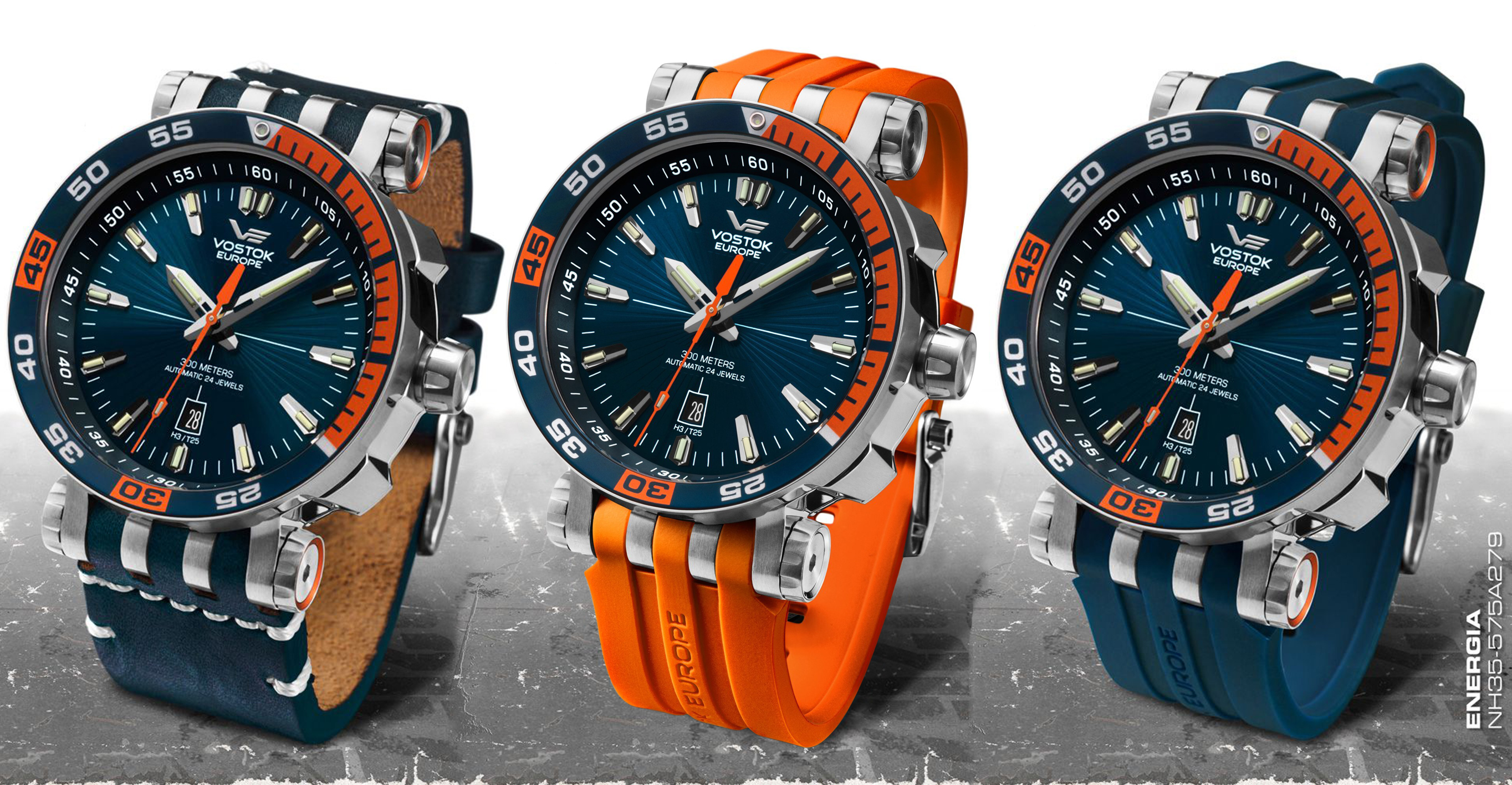 Vostok Europe NH35A-575A279SO zegarek męski Energia Rocket - miniatura 6