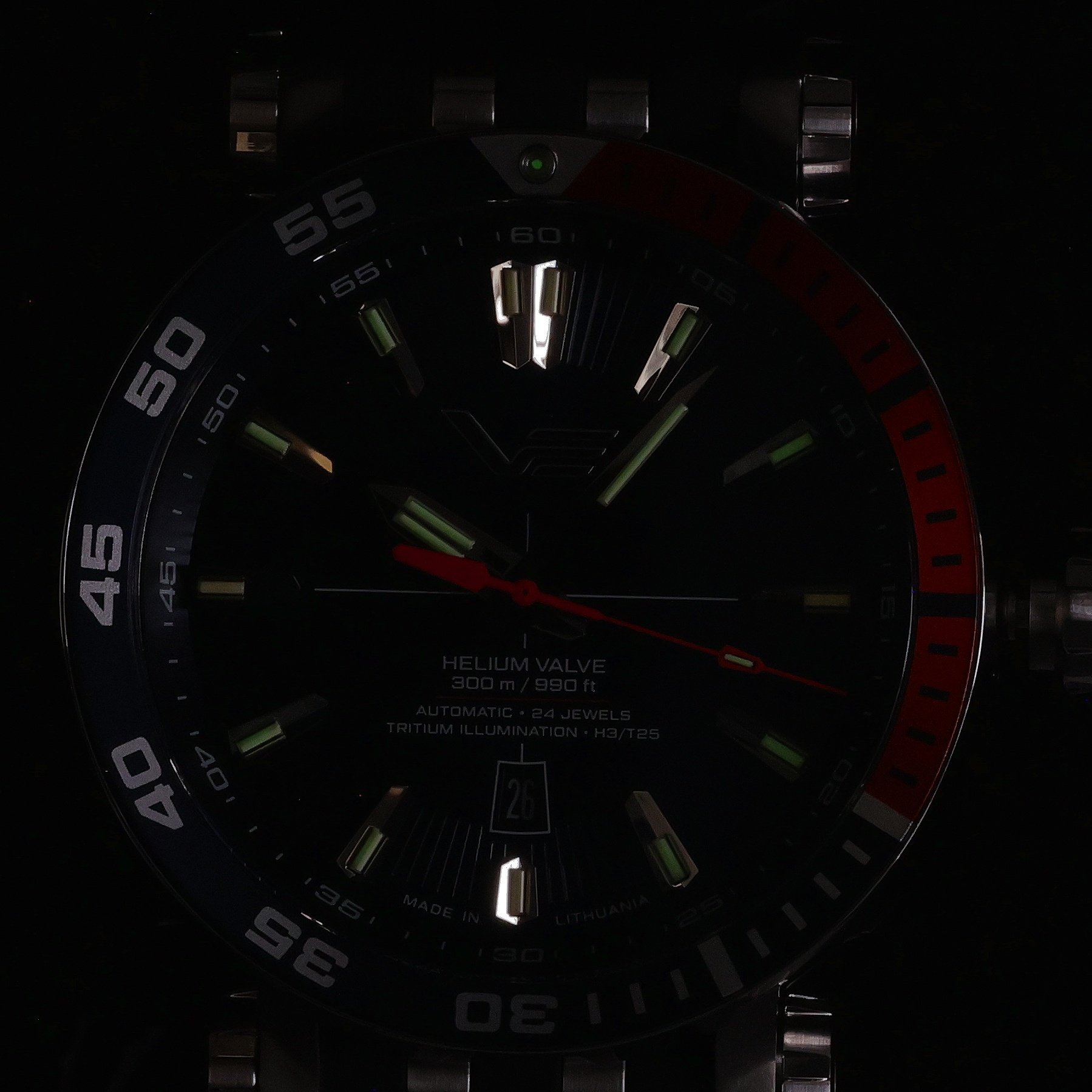 Vostok Europe NH35A-575A715SB zegarek srebrny sportowy Energia Rocket pasek