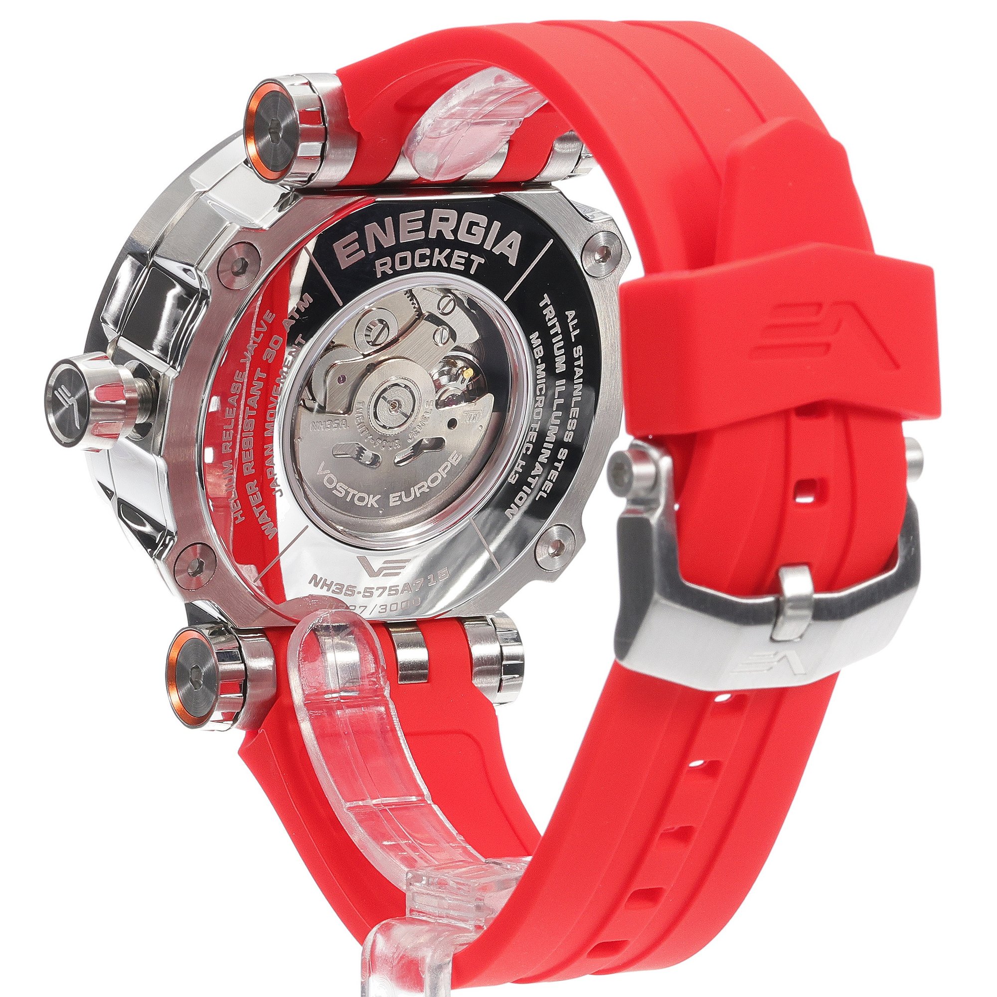 Vostok Europe NH35A-575A715SR męski zegarek Energia Rocket pasek