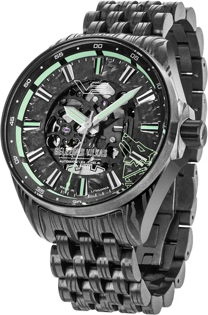 Vostok Europe NH72-326D777B N1 Rocket Gelezinis Vilkas Skeleton Automatic Limited Edition 2026 - zdjęcie 1