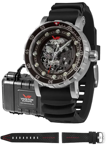Vostok Europe NH72-571A646S Engine Engine Skeleton Limited Edition Automatic - zdjęcie 1