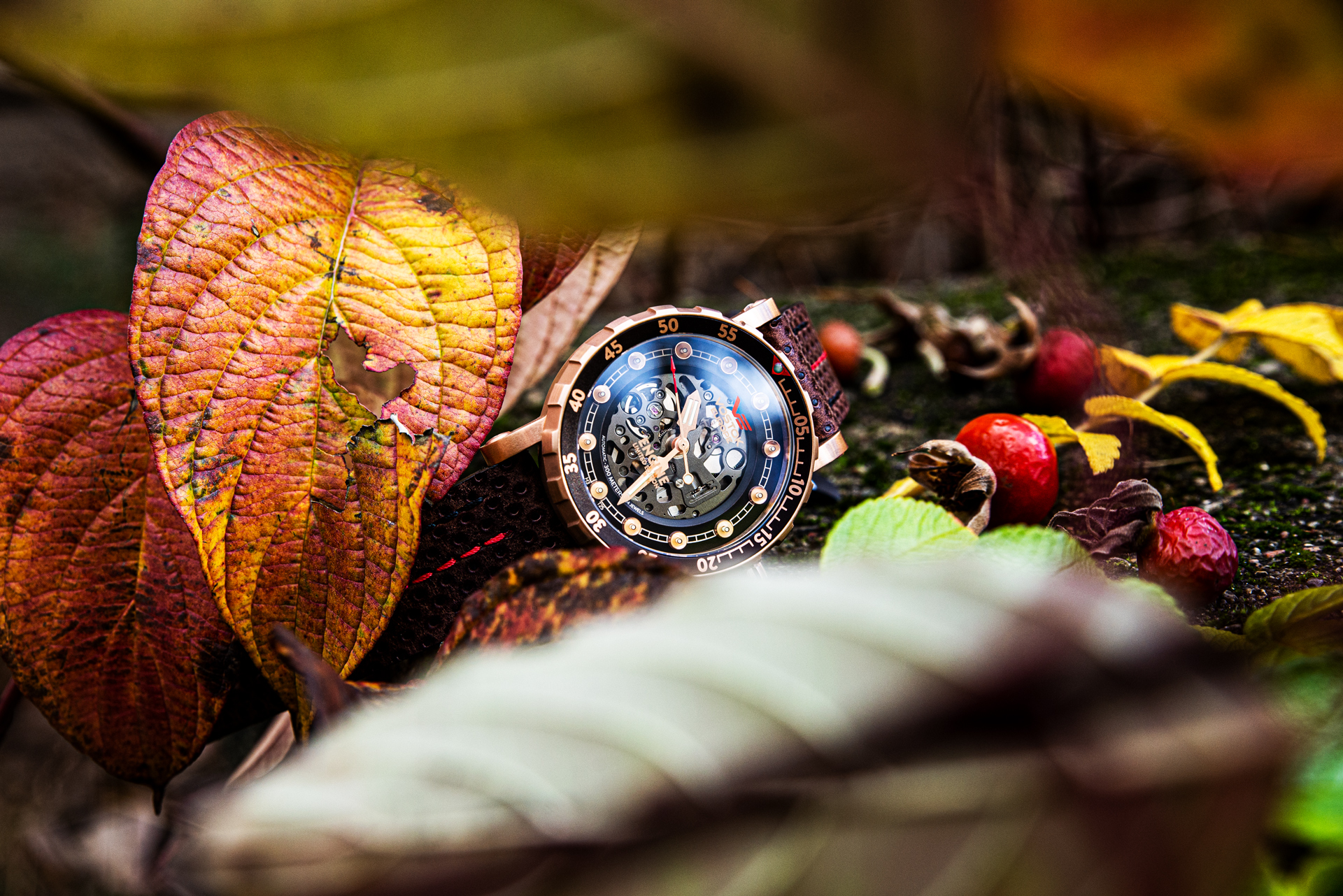 Vostok Europe NH72-571B648S Engine Engine Skeleton Limited Edition Automatic zegarek męski klasyczny mineralne utwardzane - miniatura 5