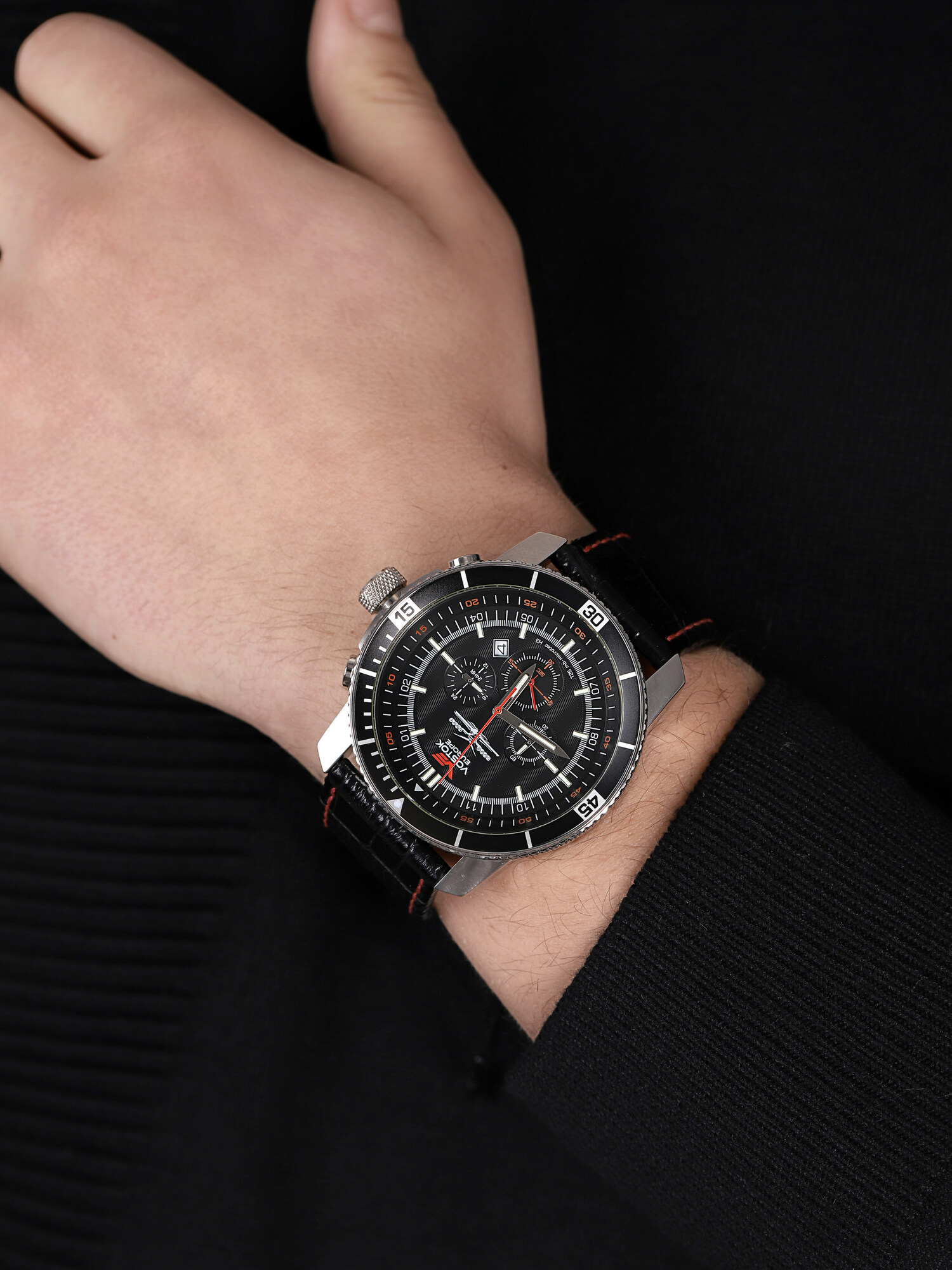 Vostok Europe OS2B-5465160 Ekranoplan Chrono zegarek sportowy Ekranoplan - miniatura 3