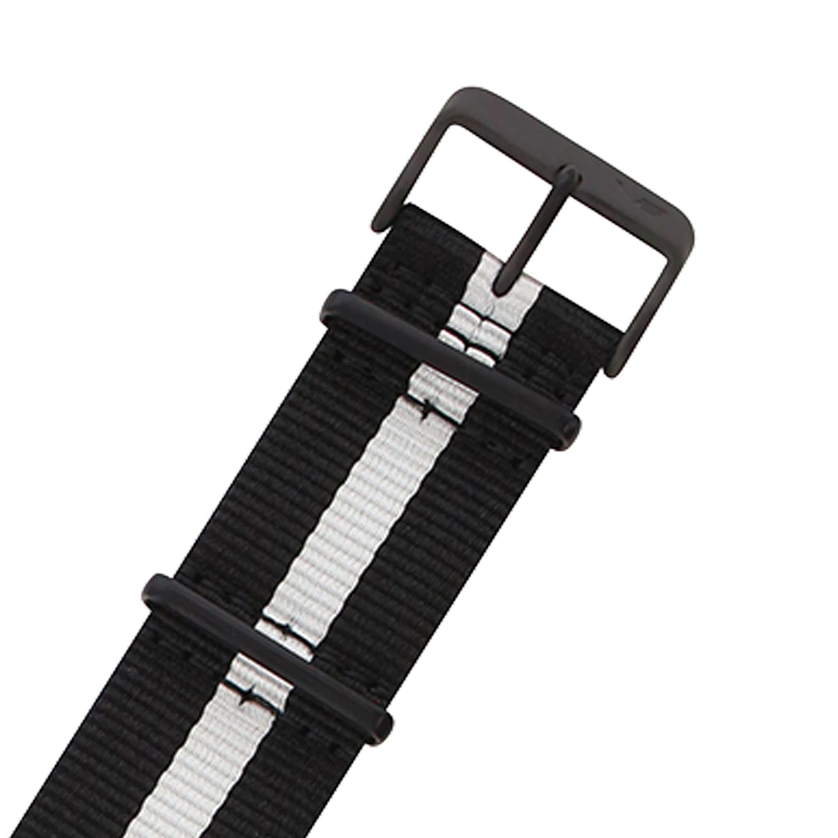 Vostok Europe Pasek Expedition - Nylon (4199) czarny z białym śr. czarna kl. pasek do zegarka - miniatura 2