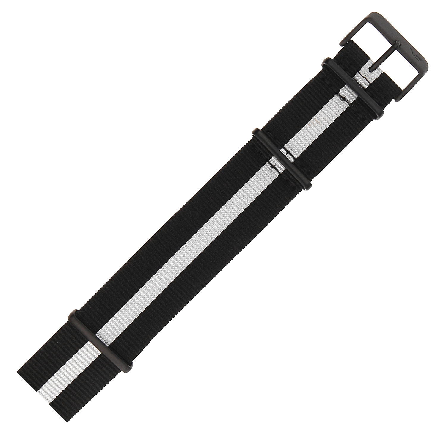 Vostok Europe Pasek Expedition - Nylon (4199) czarny z białym śr. czarna kl. pasek do zegarka - miniatura 3