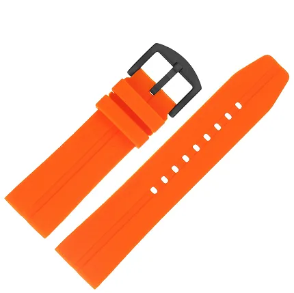 Vostok Europe Pasek Expedition - Silikon 4197 pomarańczowy czarna kl - zdjęcie 1