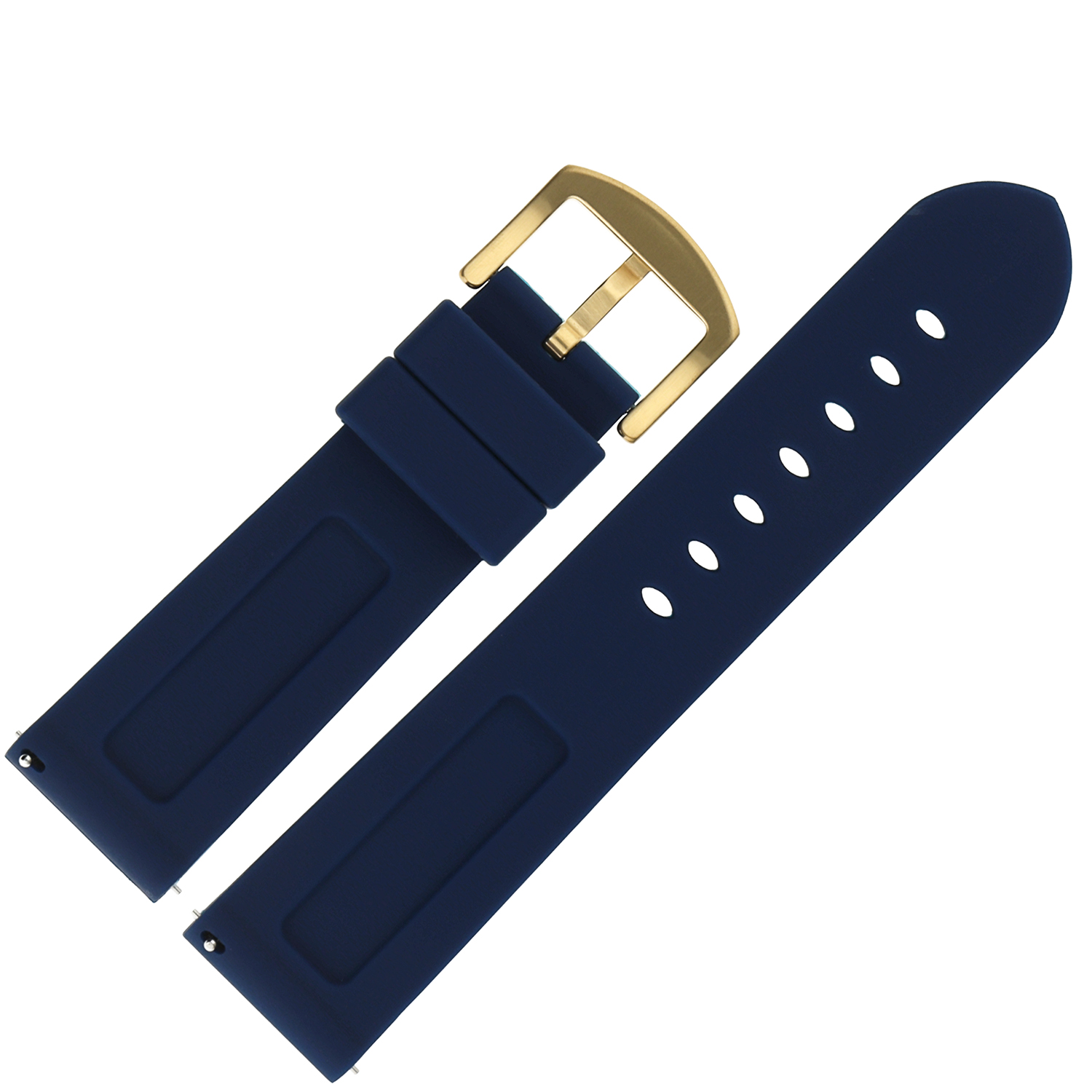 Vostok Europe Pasek Expedition - Silikon B730 niebieski żółta kl pasek do zegarka - miniatura 2