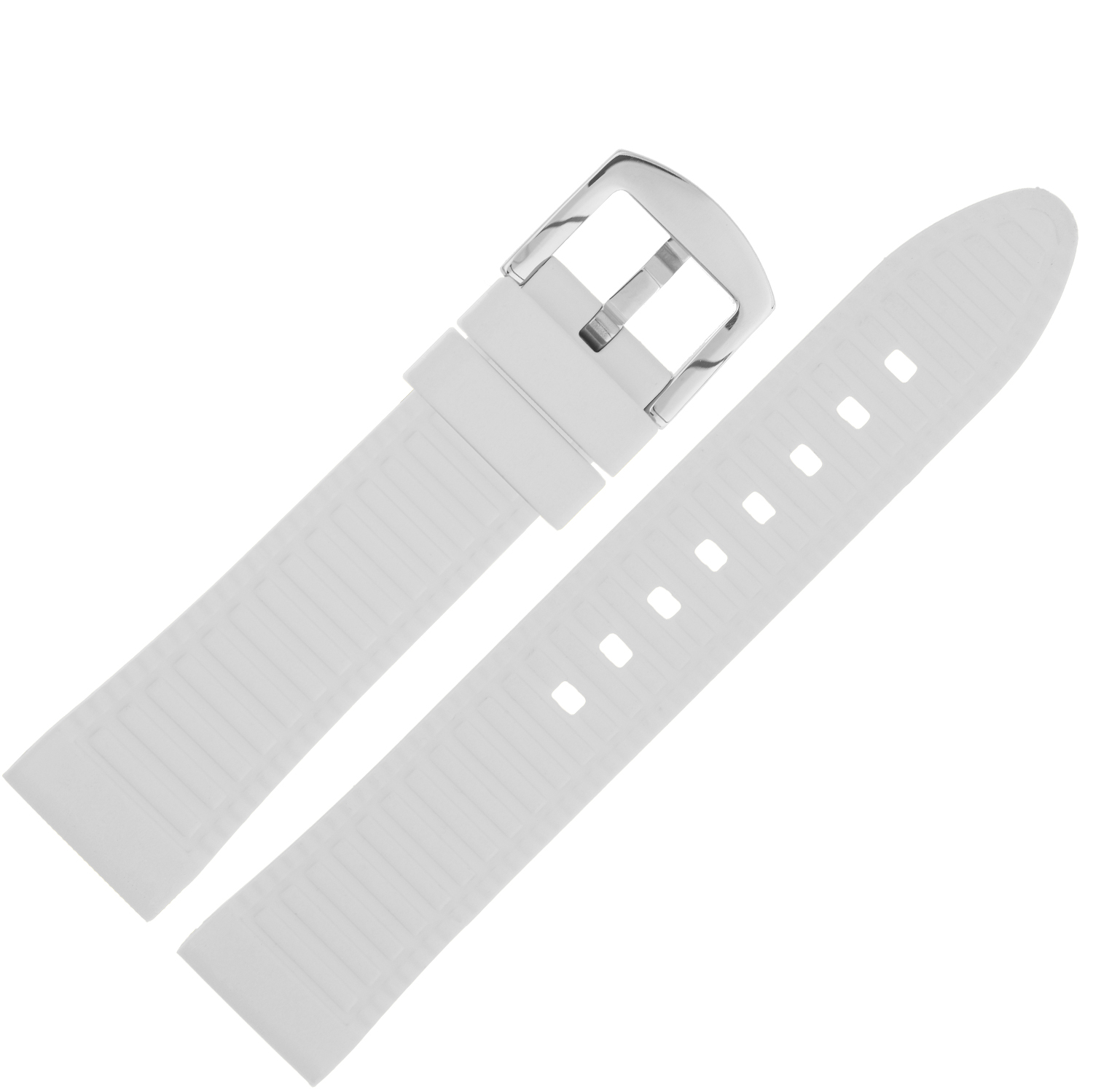 Vostok Europe Pasek Rocket N1 - Silikon 125 A748 biały stalowa kl pasek do zegarka Expedition - miniatura 2