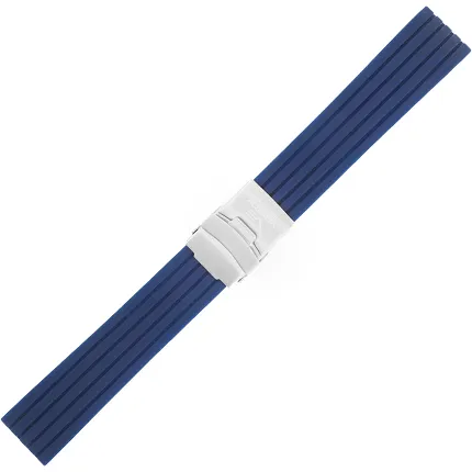 Vostok Europe Pasek Silikon VE - 20 mm niebieski - zdjęcie 1
