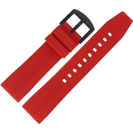Vostok Europe Pasek Space Race - Silikon C794 czerwony czarna kl - zdjęcie 1