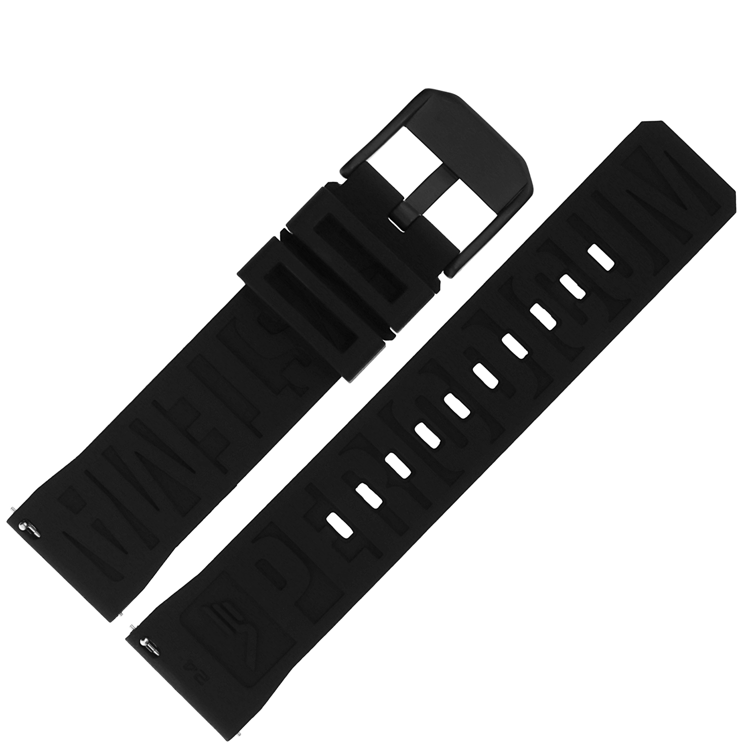Vostok Europe Pasek Systema - Silikon E724 czarny czarna kl pasek do zegarka - miniatura 2