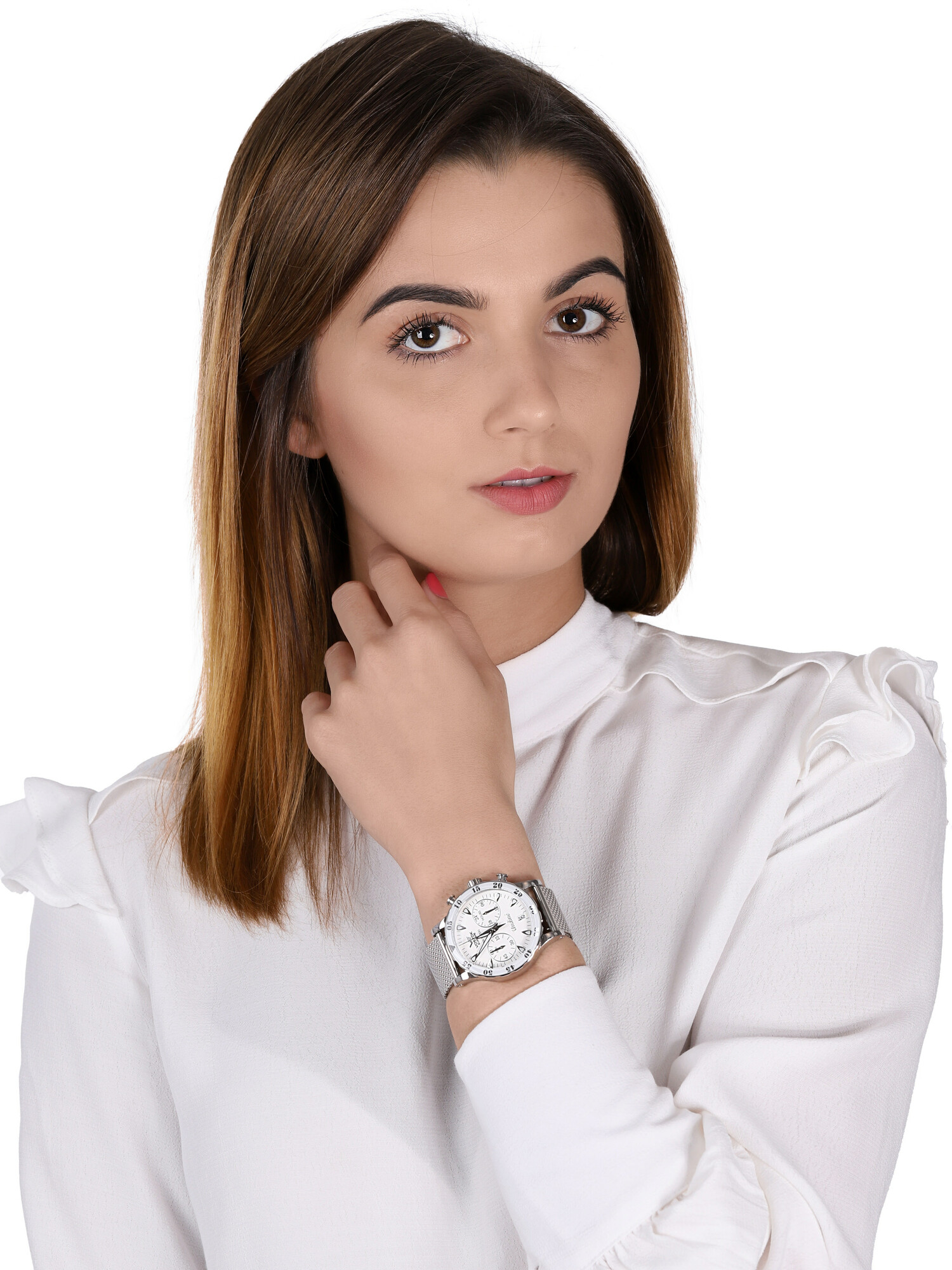 Vostok Europe VK64-515A524B Undine Undine Chrono zegarek damski sportowy mineralne utwardzane - miniatura 4