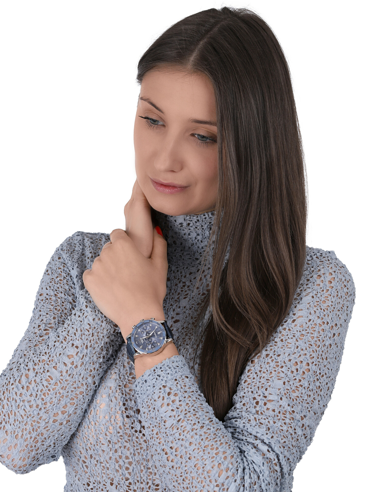 Vostok Europe VK64-515A526 zegarek damski Undine srebrny