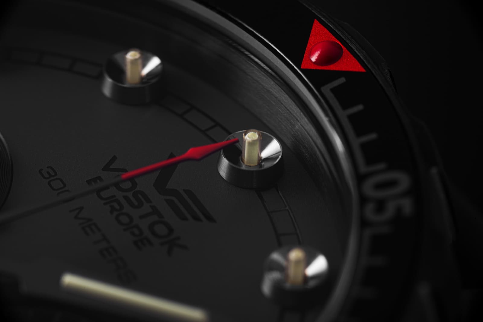 Vostok Europe VK64-571J431S SSN 571 Benediktas Vanagas Black Limited Edition Chronograph SSN 571 sportowy zegarek czarny - miniatura 9