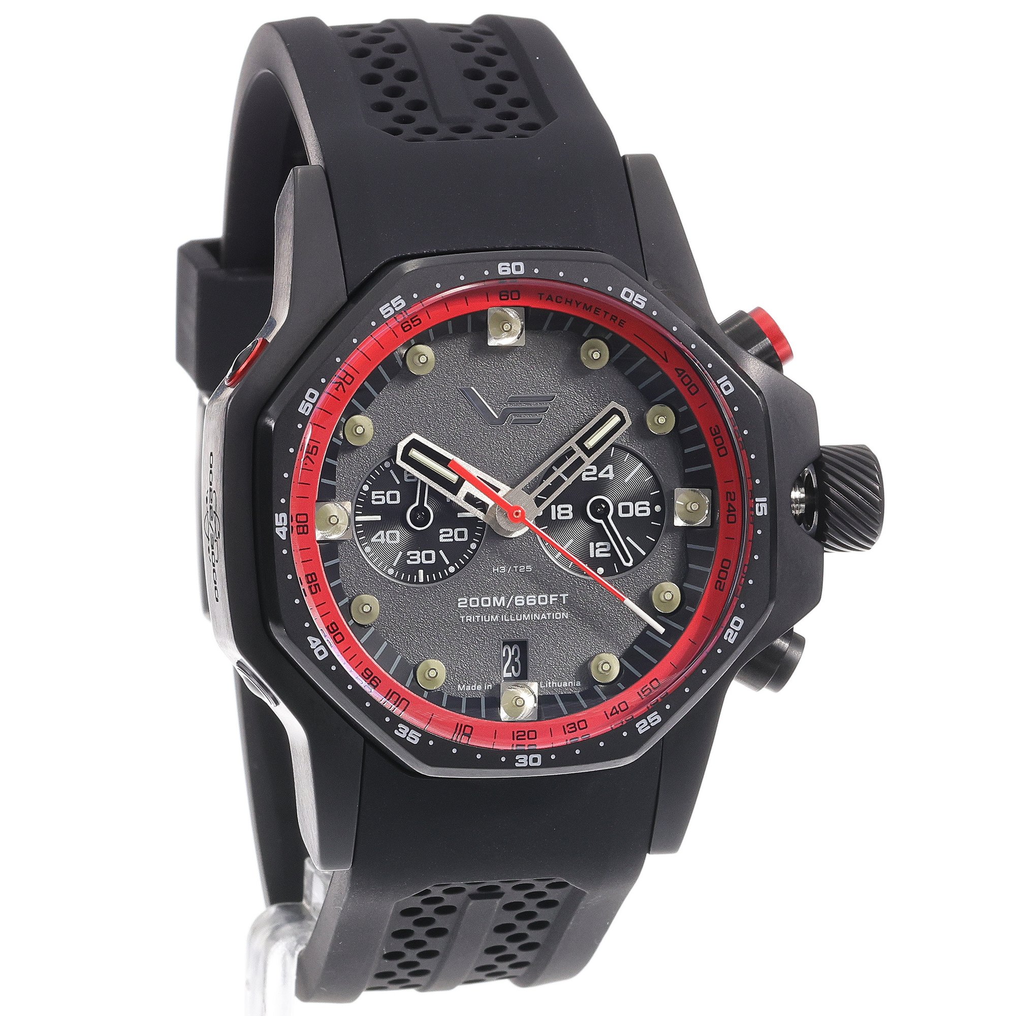 Vostok Europe VK64-640C699SB Atomic Age sportowy zegarek czarny - miniatura 3