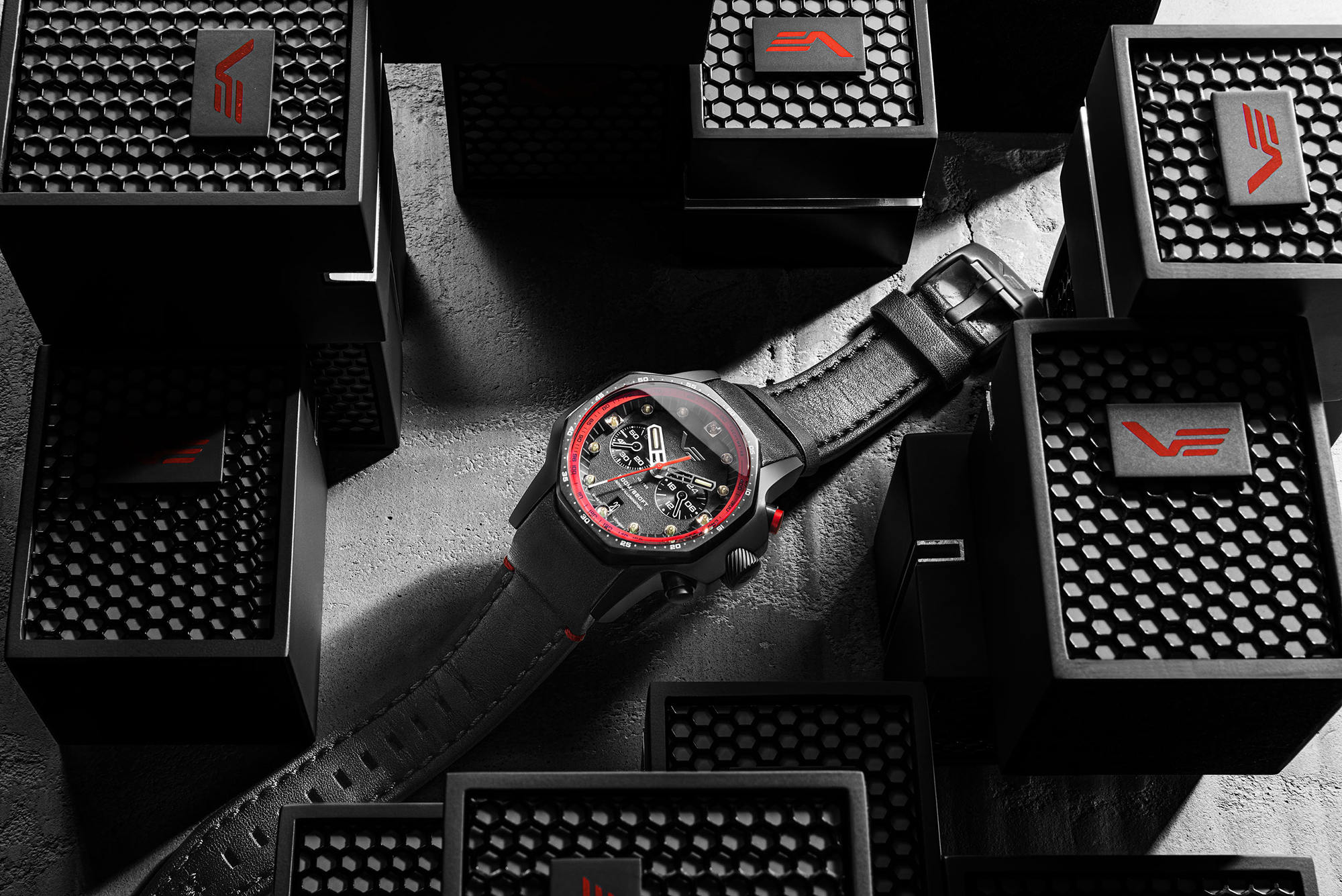 Vostok Europe VK64-640C699SK zegarek Atomic Age z chronograf - miniatura 11