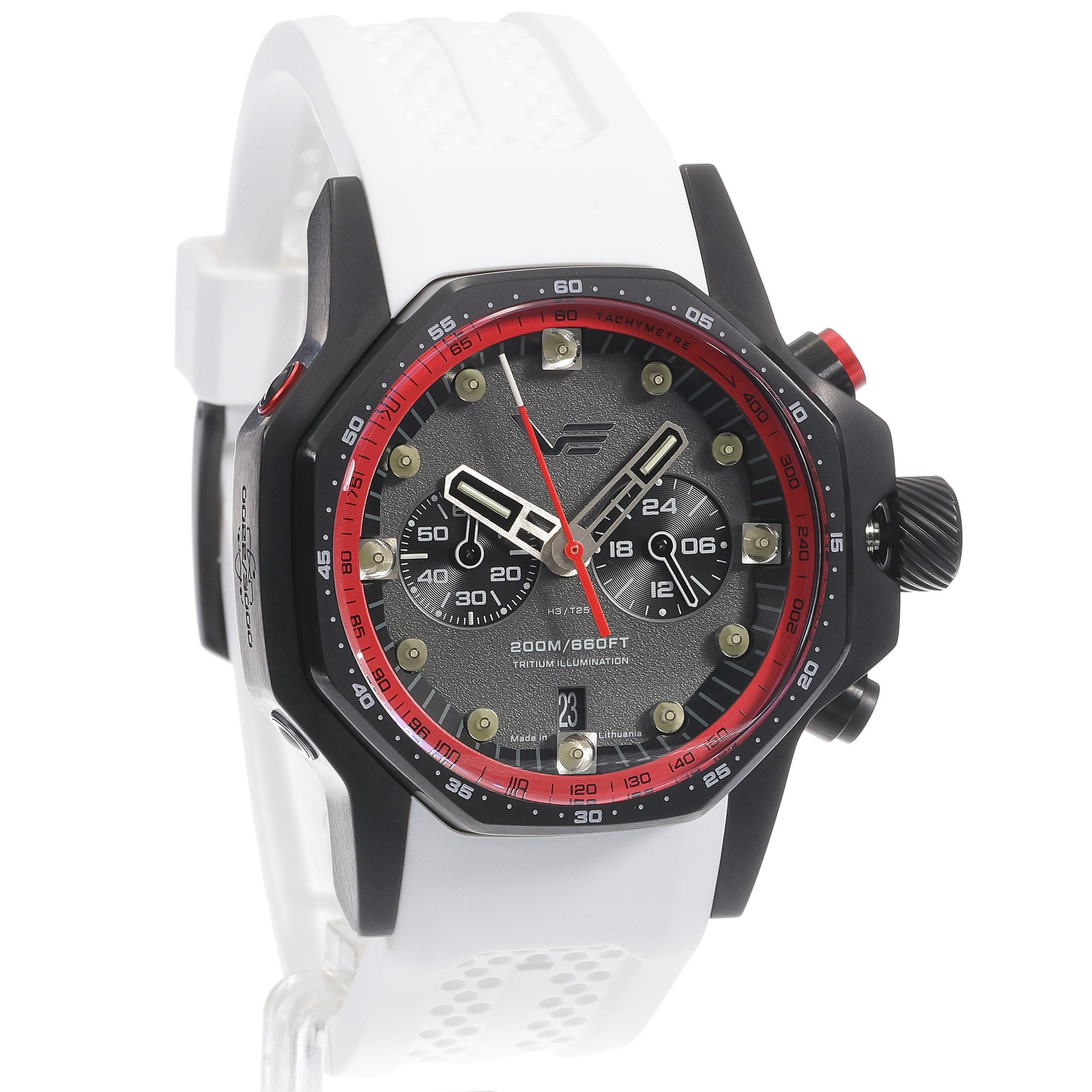Vostok Europe VK64-640C699SW Atomic Age sportowy zegarek czarny - miniatura 3