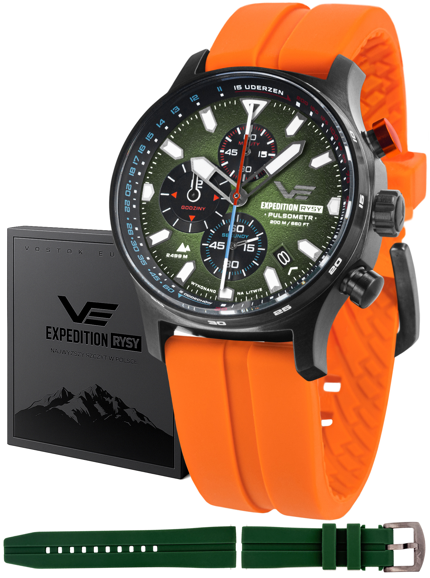 Vostok Europe Expedition Rysy Chrono 43mm VK67-592D499S
