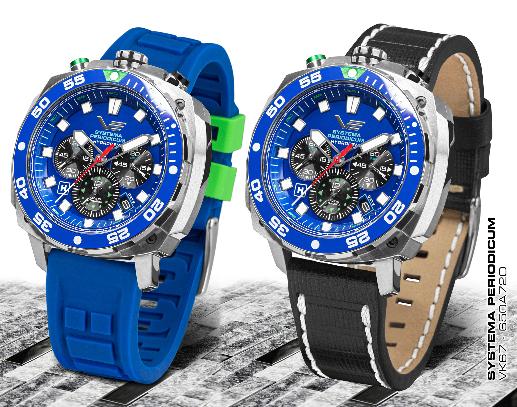 Vostok Europe VK67-650A720LB zegarek Systema Periodicum - miniatura 2