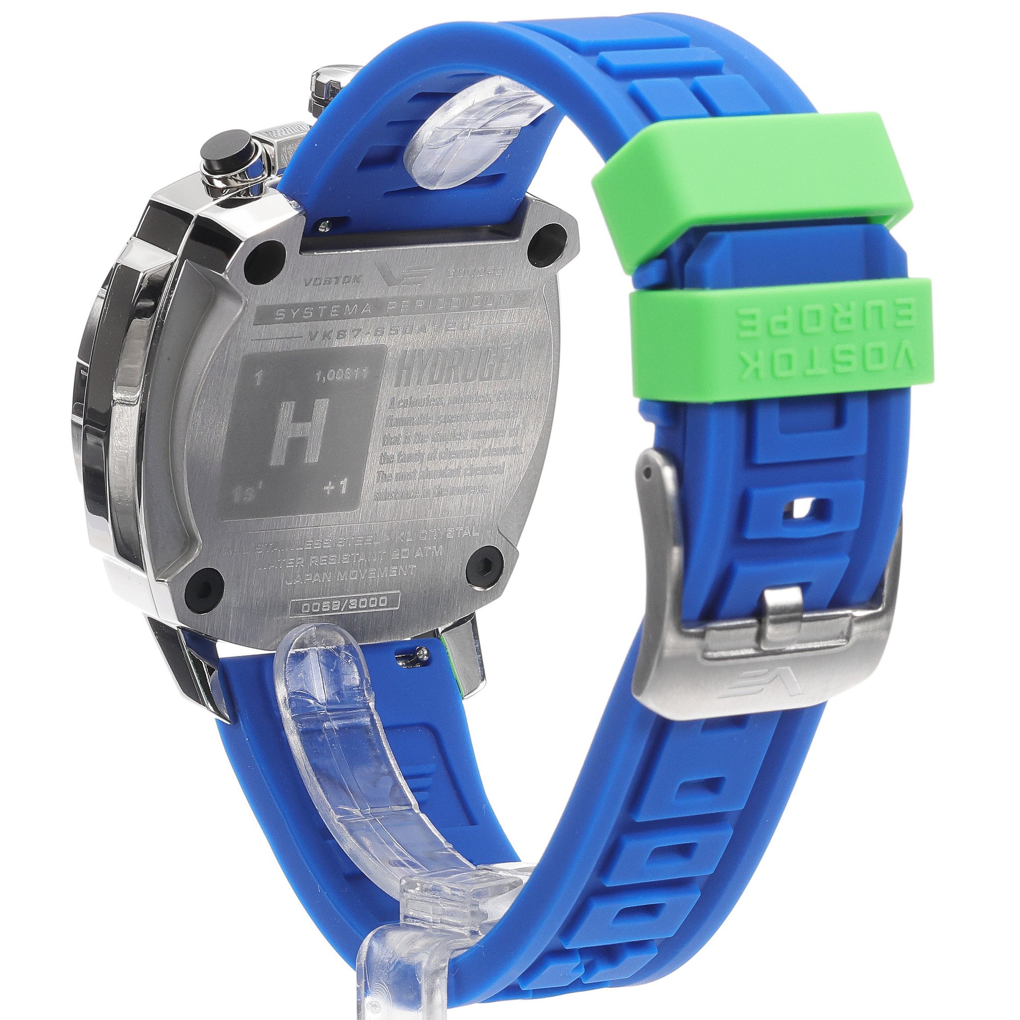 Vostok Europe VK67-650A720S zegarek męski Systema Periodicum srebrny - miniatura 4