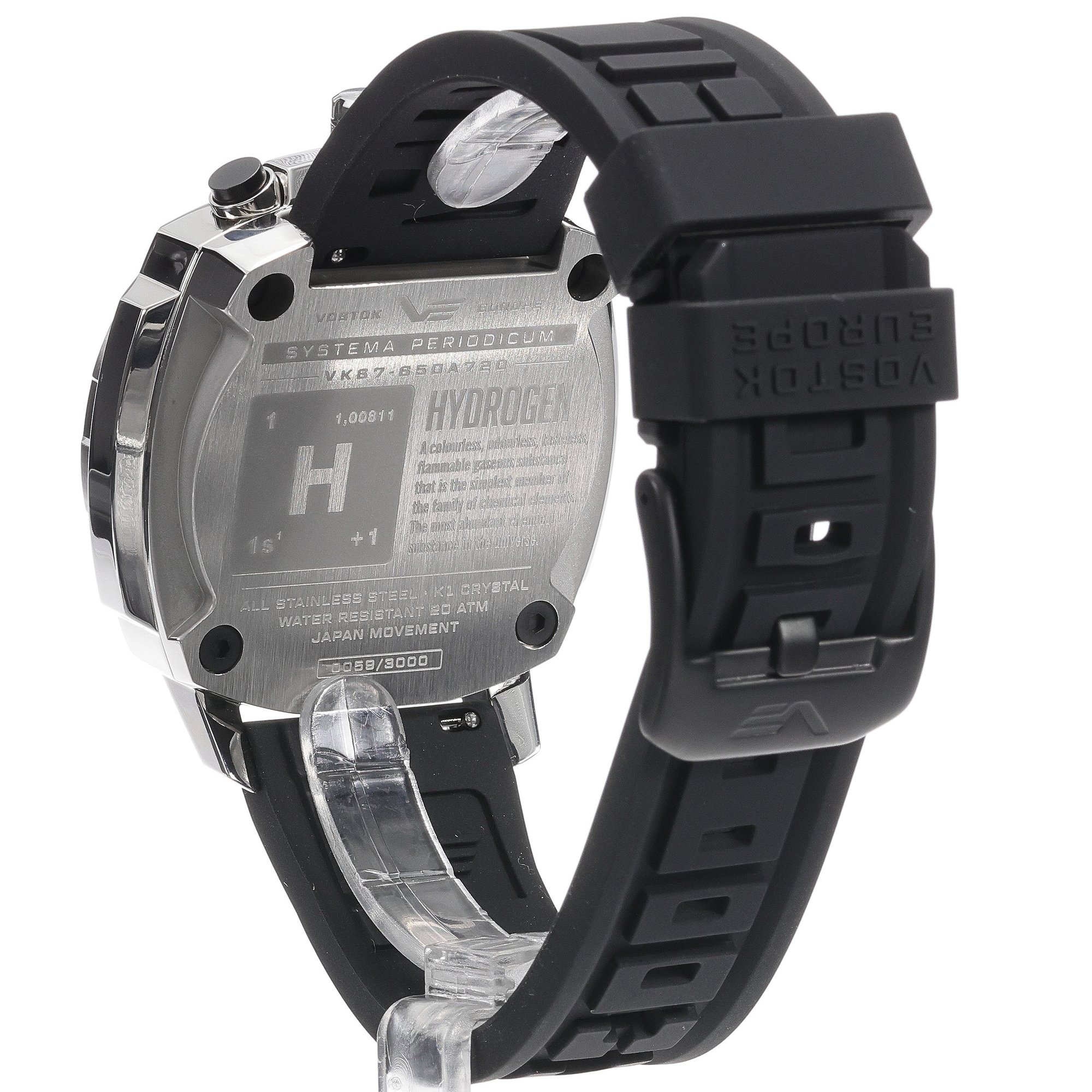 Vostok Europe VK67-650A720SB Systema Periodicum Hydrogen zegarek typudiver Systema Periodicum - miniatura 4